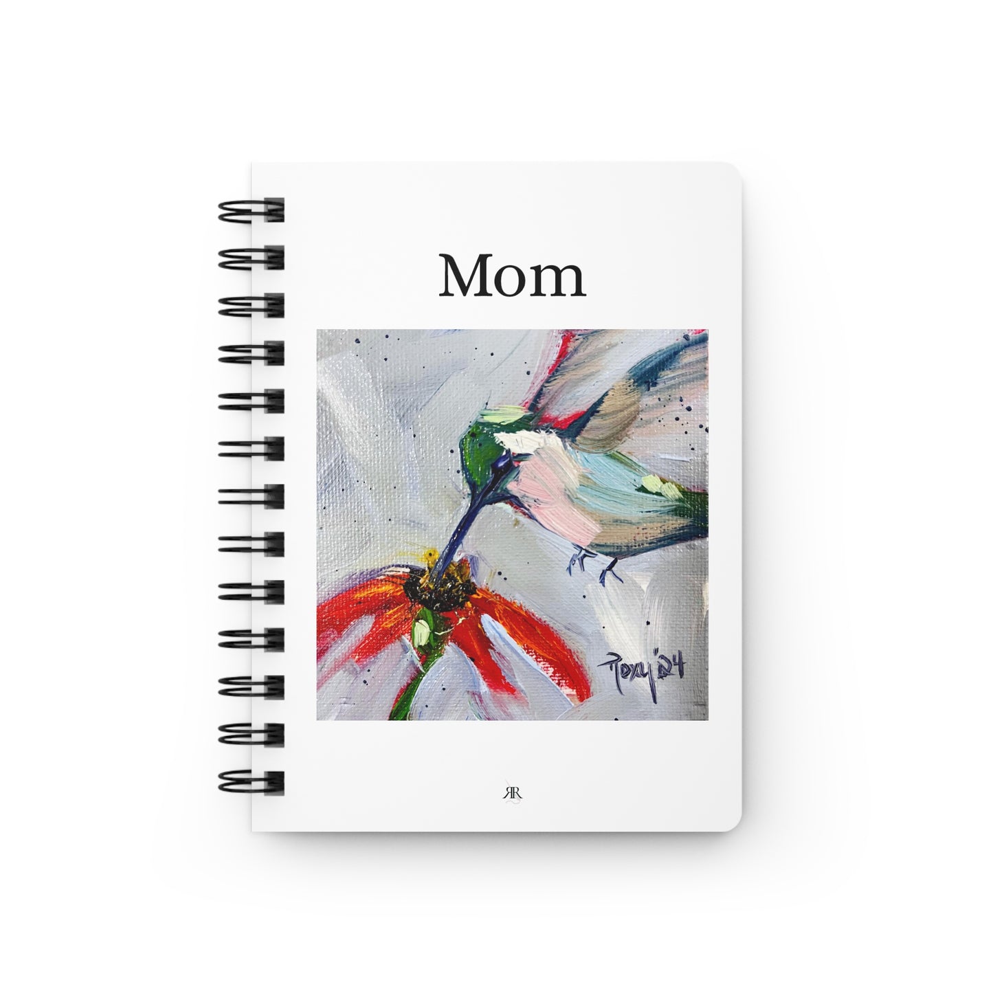 Mom- Hummingbirds-With Sentiments Spiral Bound Journal