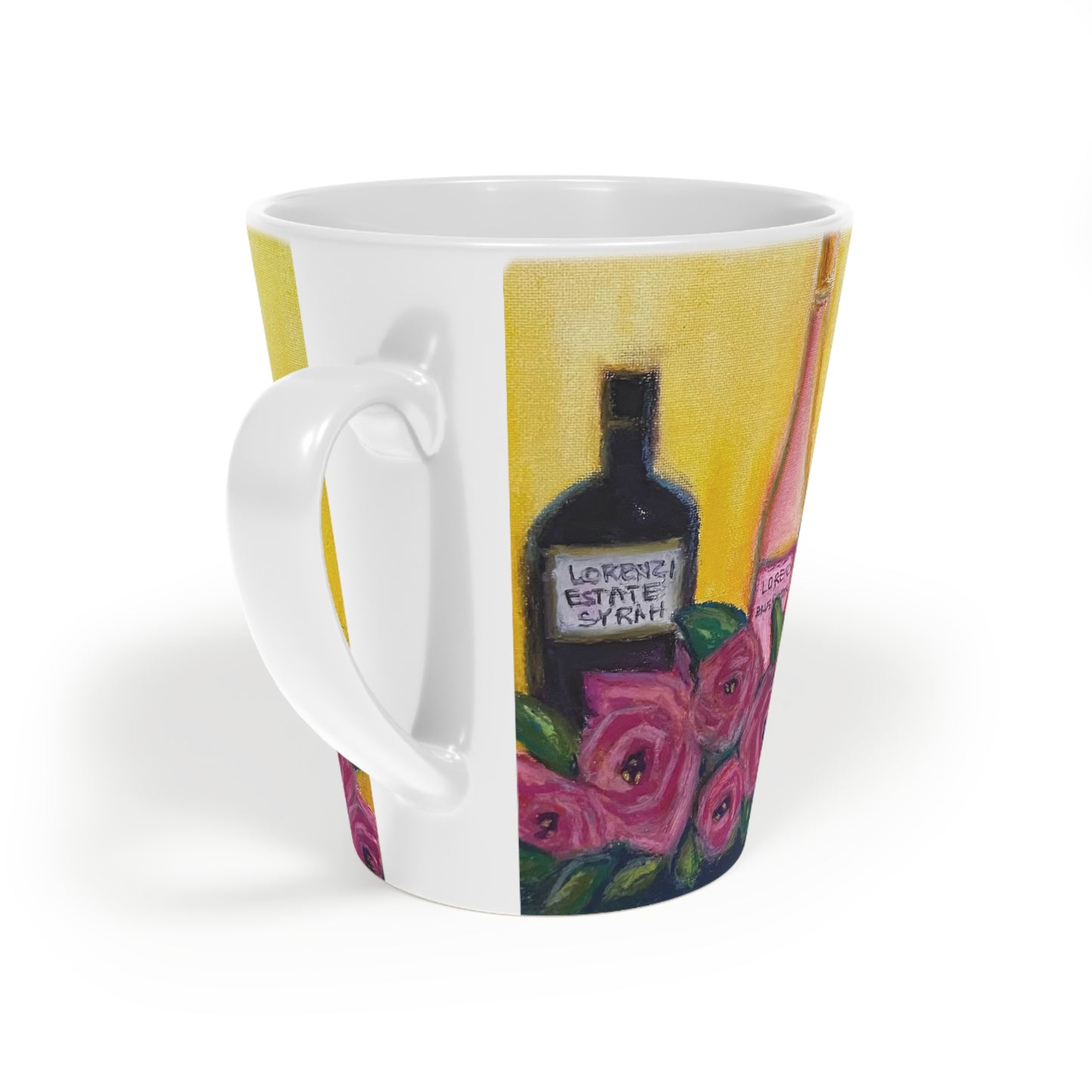 Lorenzi Estate Vin et Roses Latte Mug, 12oz