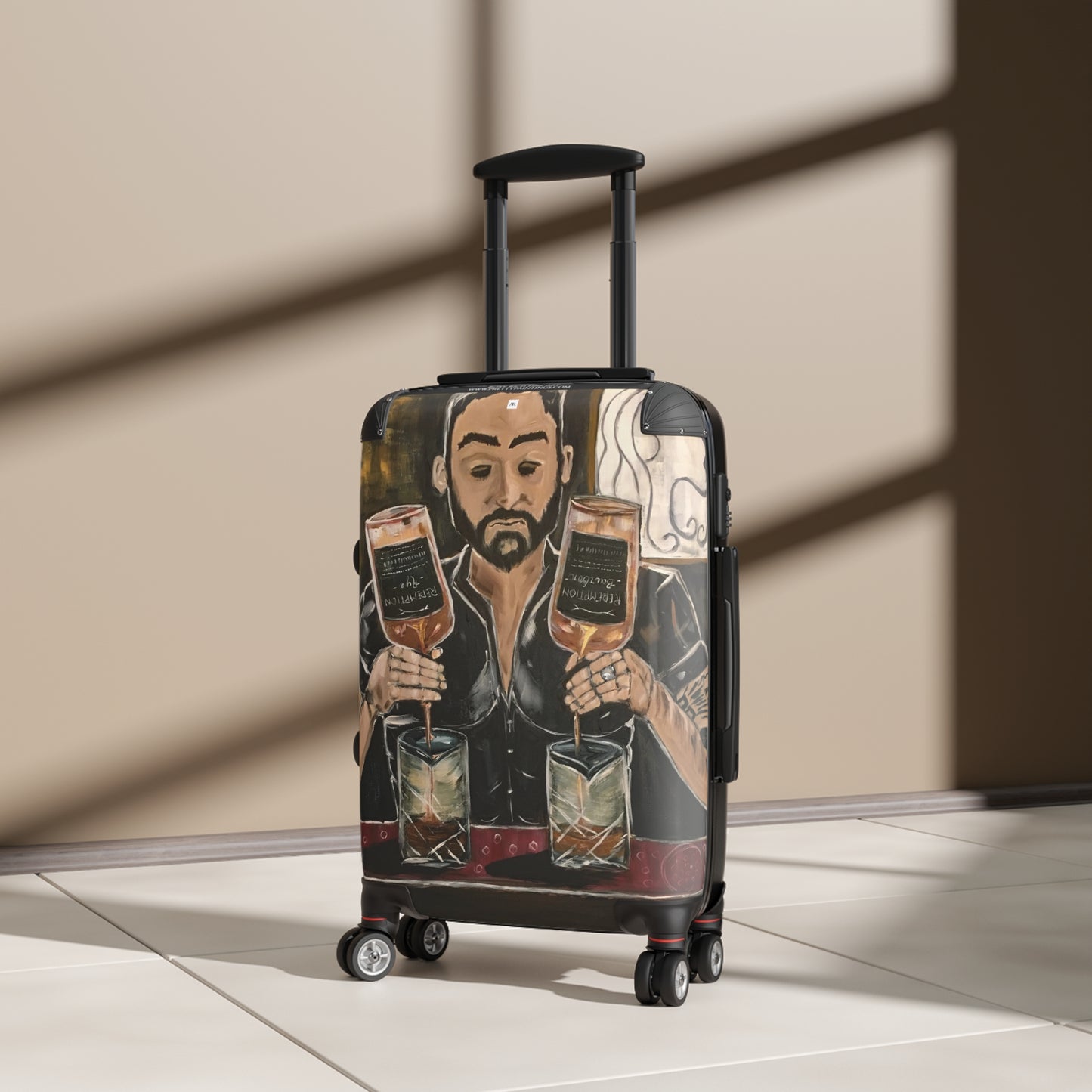 "He's Crafty" Carry on Suitcase