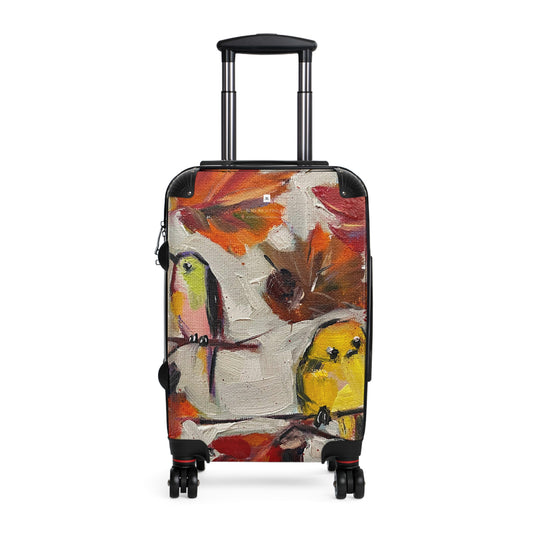 Fall Feathers Carry on Suitcase