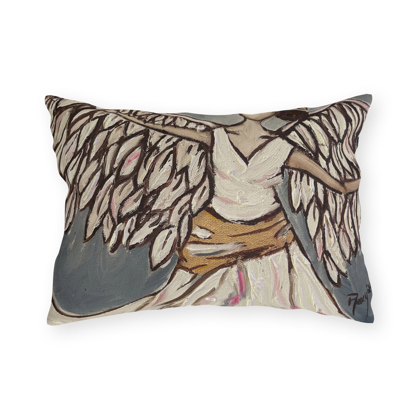 Angel Rising Outdoor Pillows