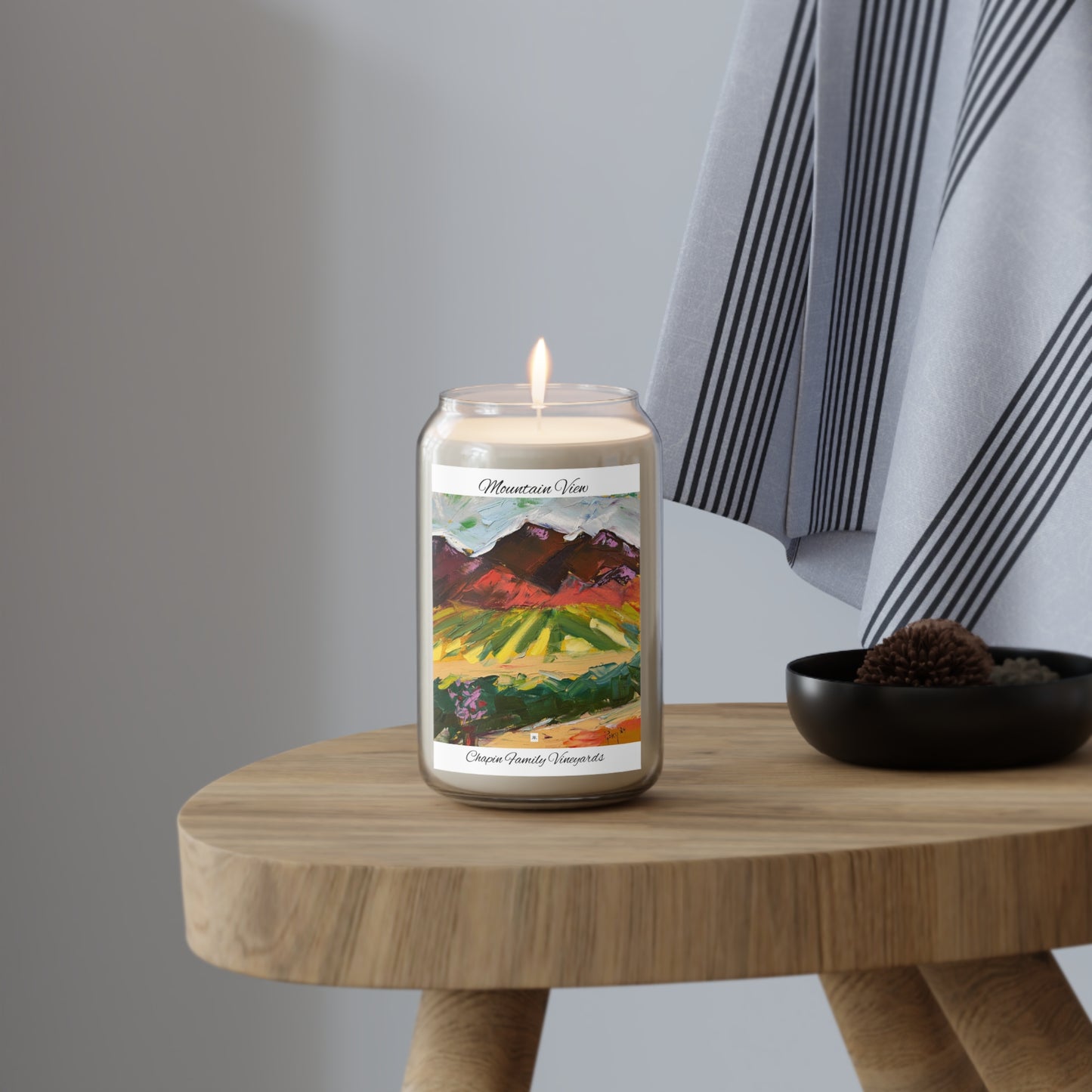 Mountain View at Chapin Scented Candle, 13.75oz