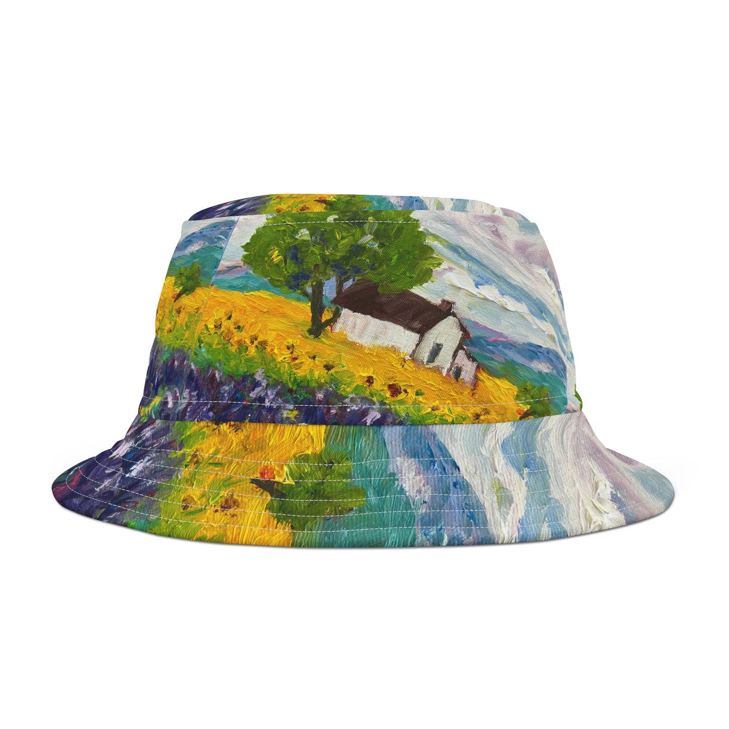 Sunflowers and Lavender Provence Bucket Hat