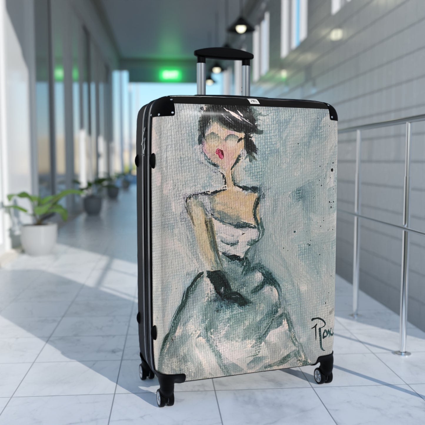 "Chic" Elegant Lady Carry on Suitcase (+2 Sizes)