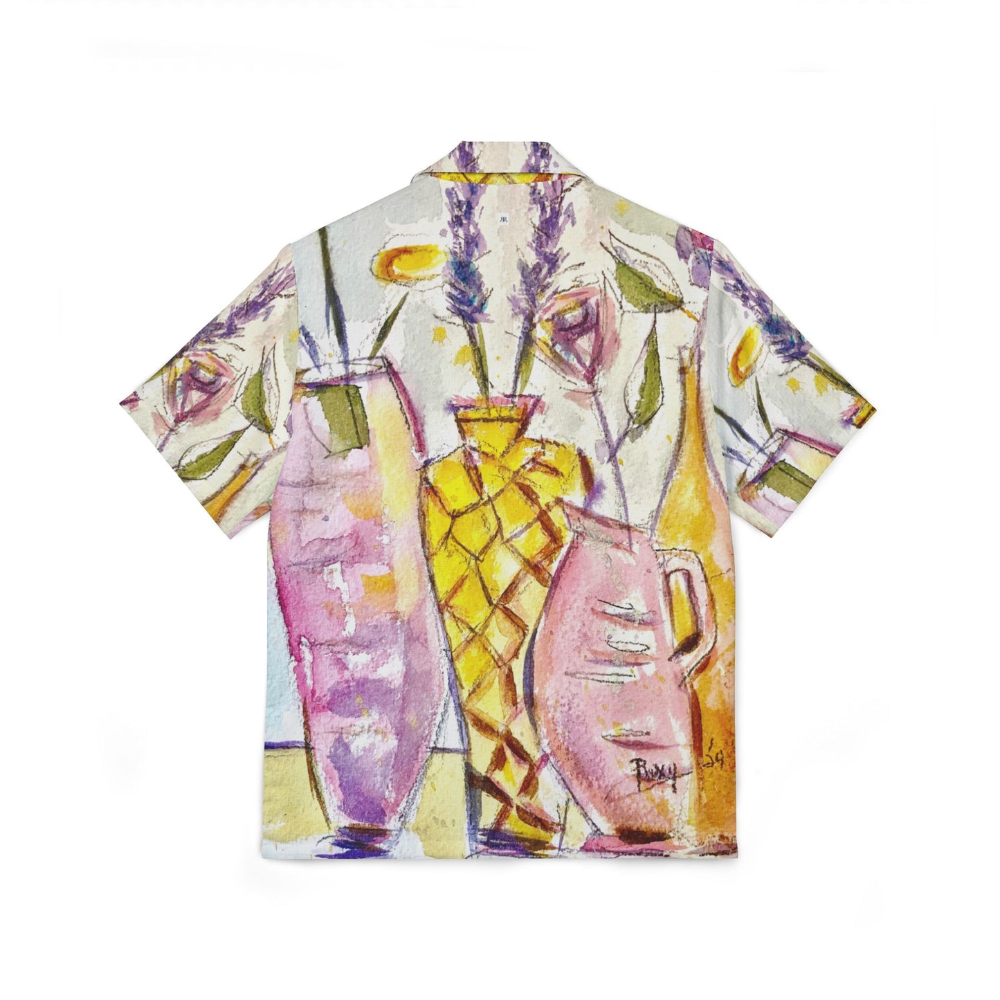 Men's Hawaiian Camp Shirt -Spring Vases