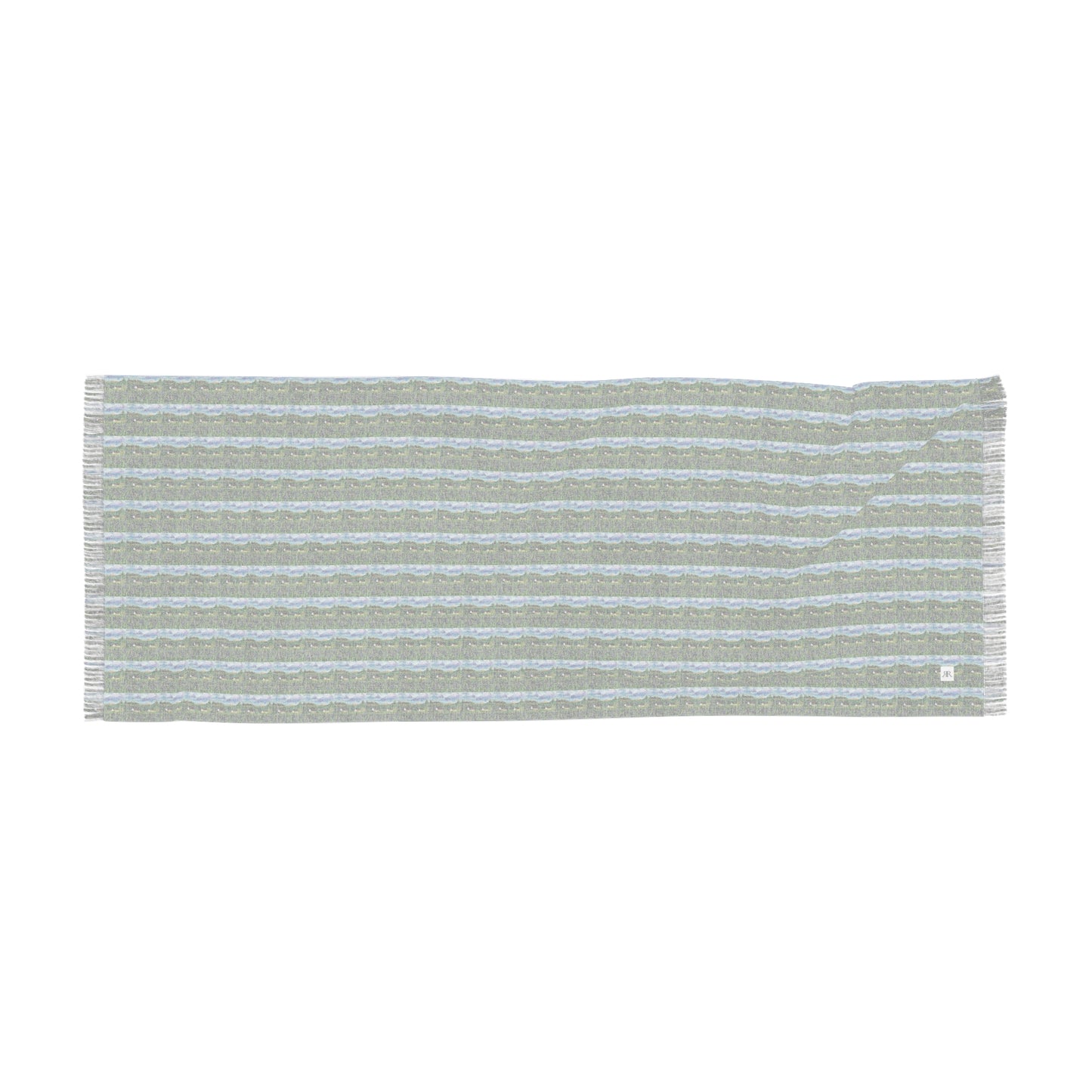 Colorful Scarf — Artistic Lightweight Neck Wrap- Cotswolds Lavender