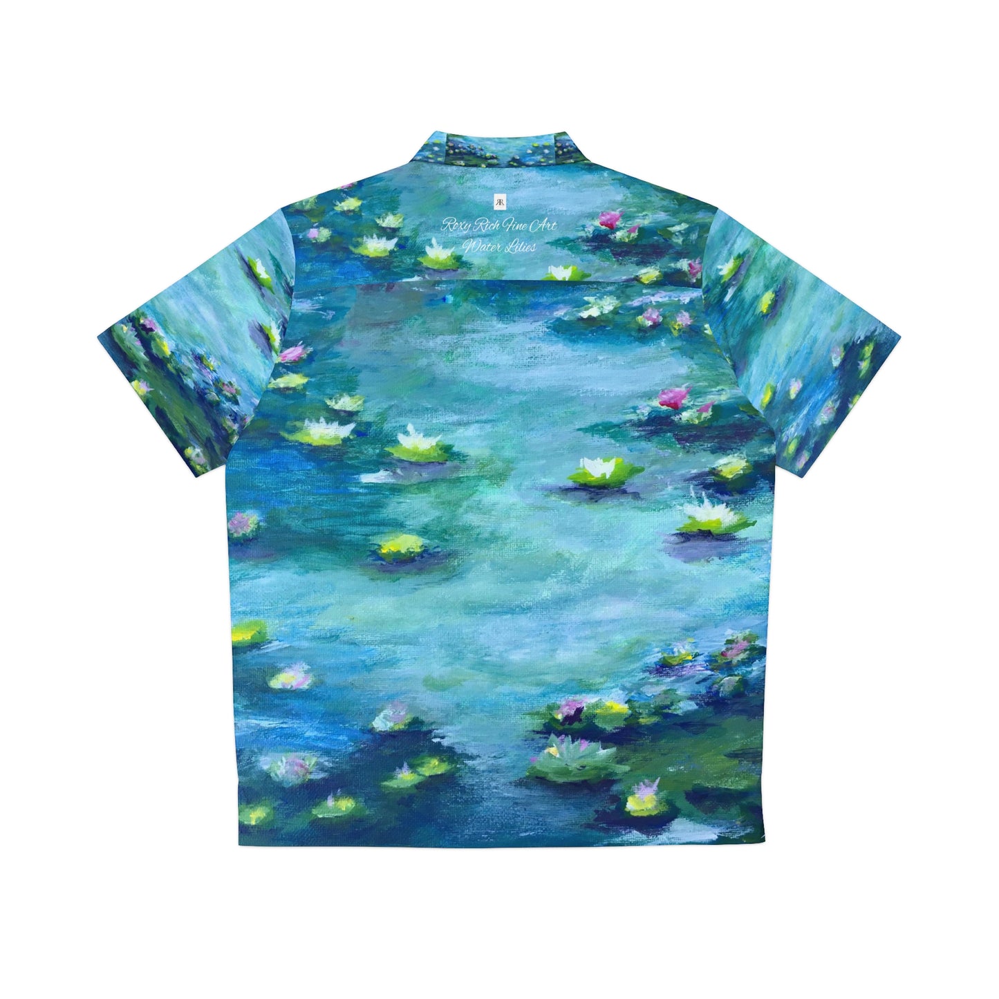 Water Lilies  Men's Hawaiian Shirt