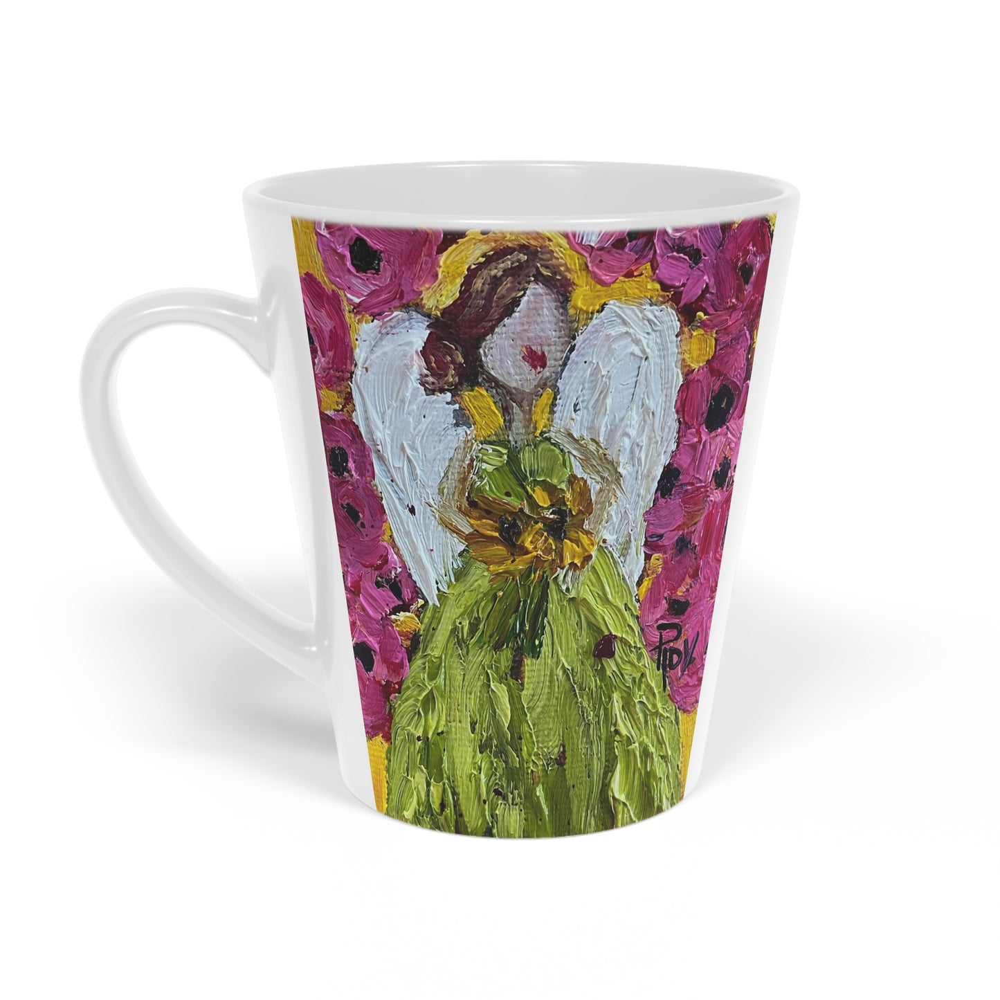 Angel of Blithe Latte Mug, 12oz