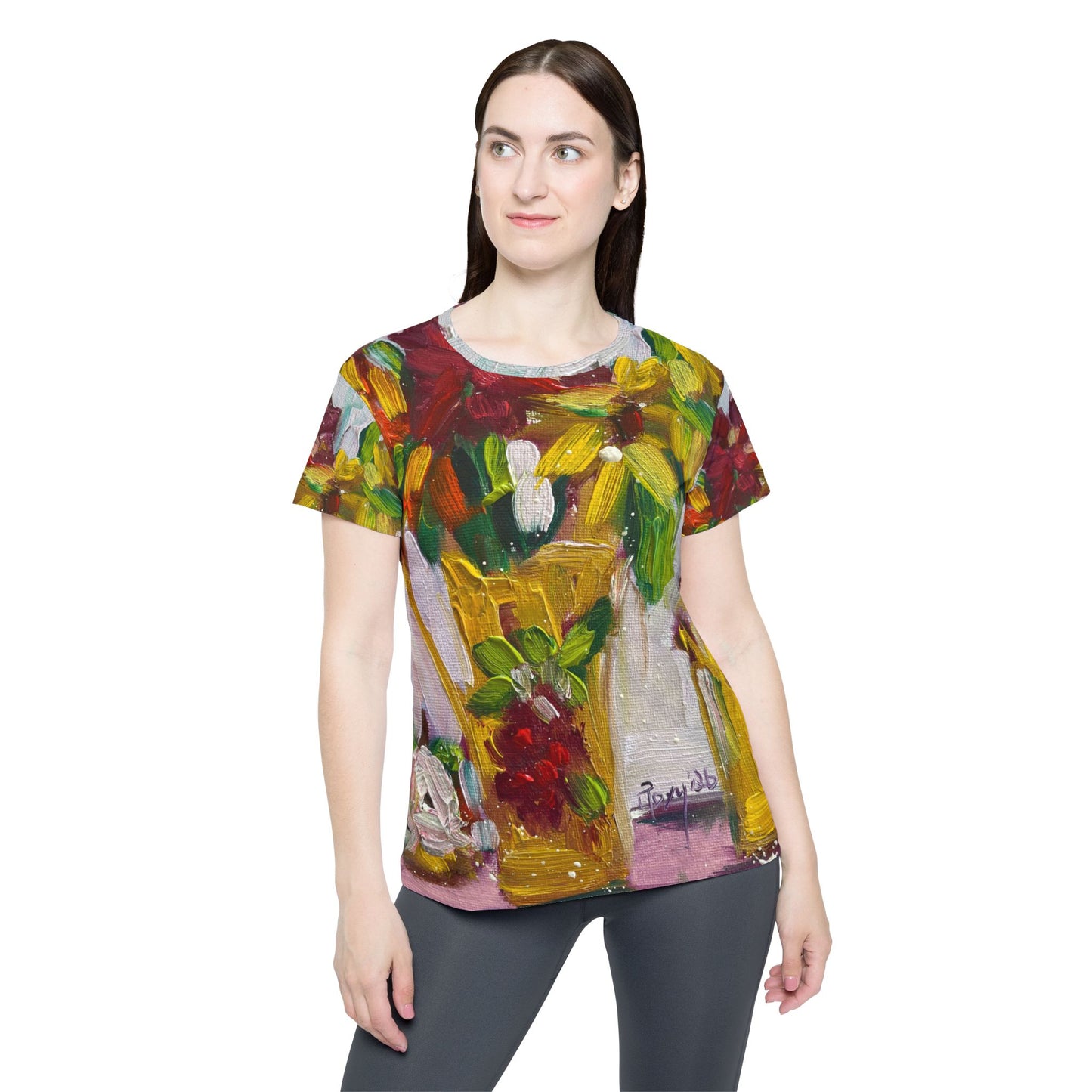 Women's Sports Jersey -Petals on my Patio