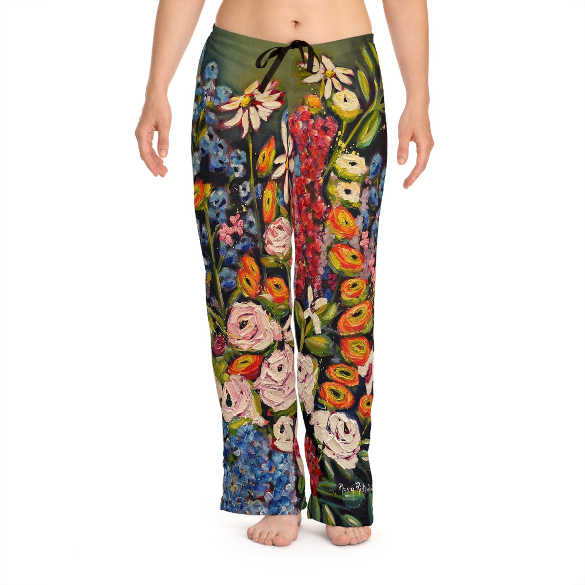 Pajama Pants - Moonlight Meadows- Women's Pajama Pants