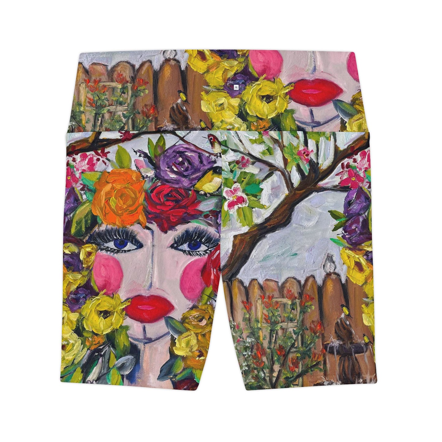 Women's Workout Shorts - Garden Goddess