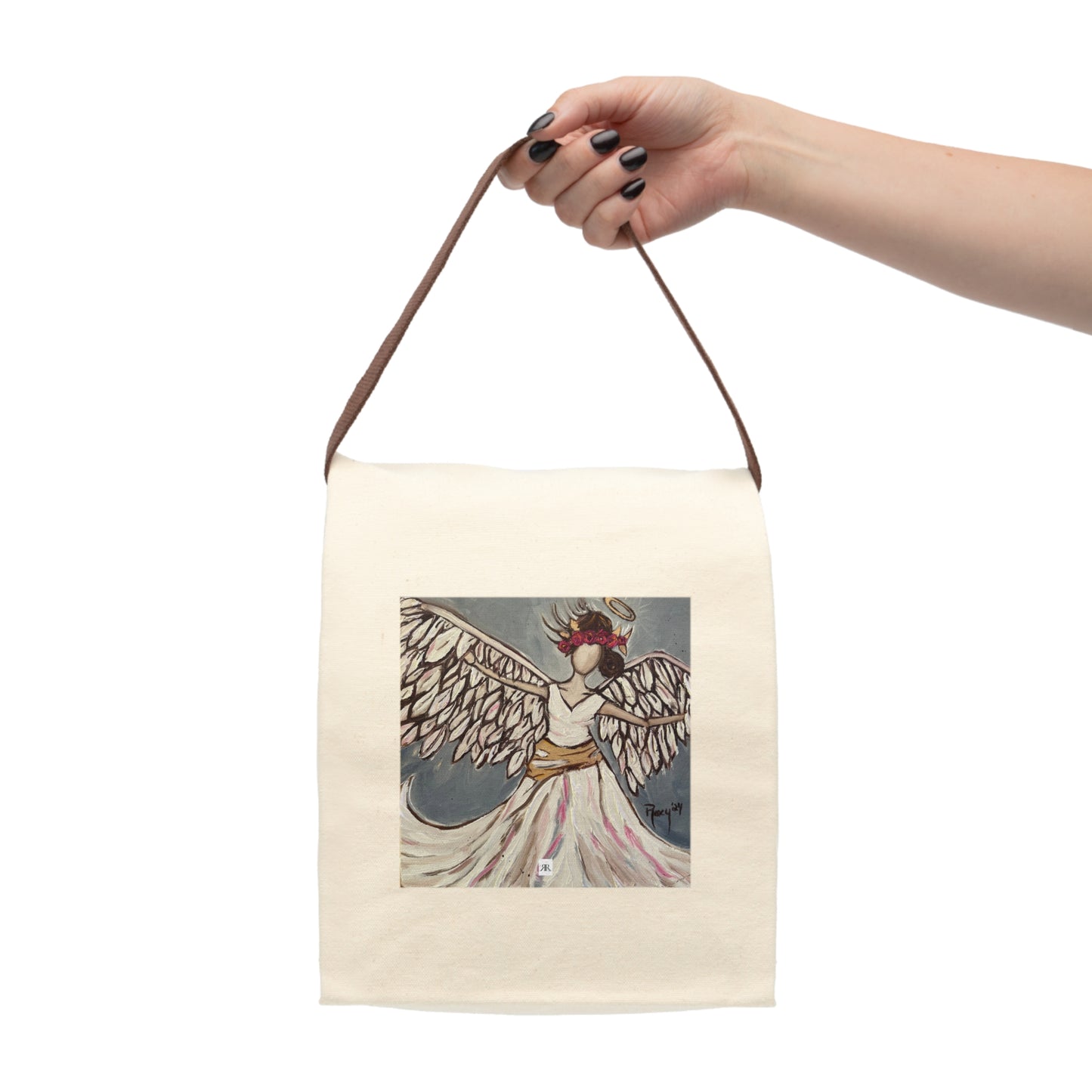 Angel Rising Canvas Lunch Bag With Strap