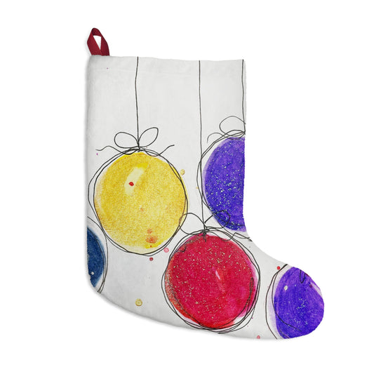 Whimsical Christmas Baubles Christmas Stocking