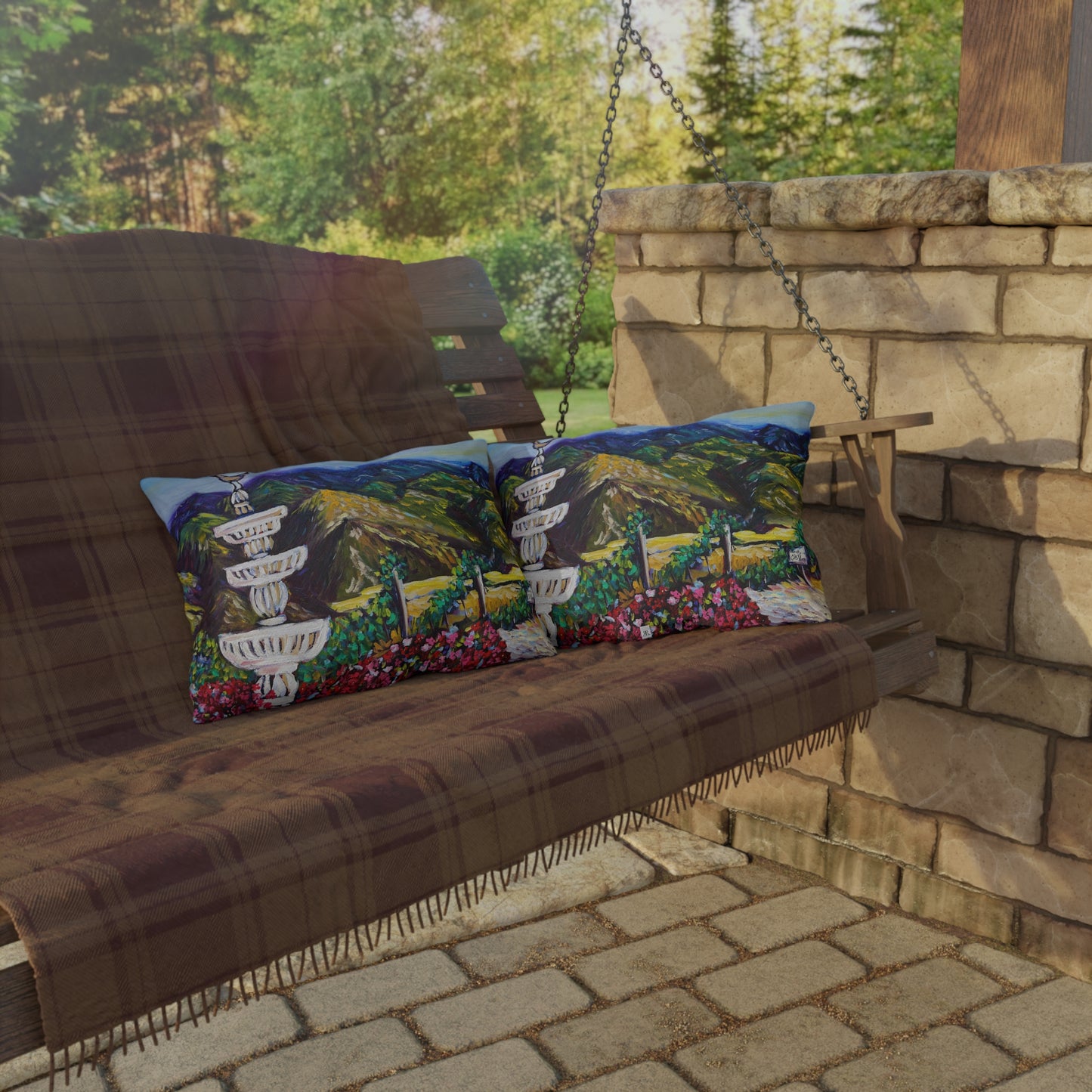 Fountain Vista at GBV Outdoor Pillows