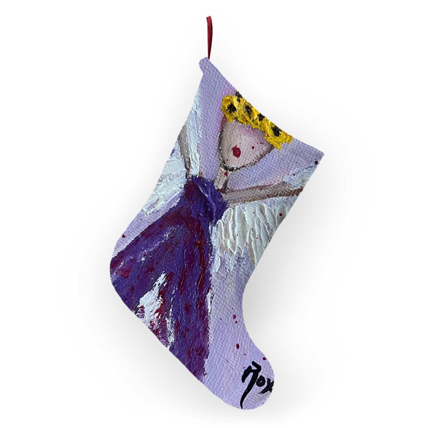 Guiding Angel Christmas Stocking