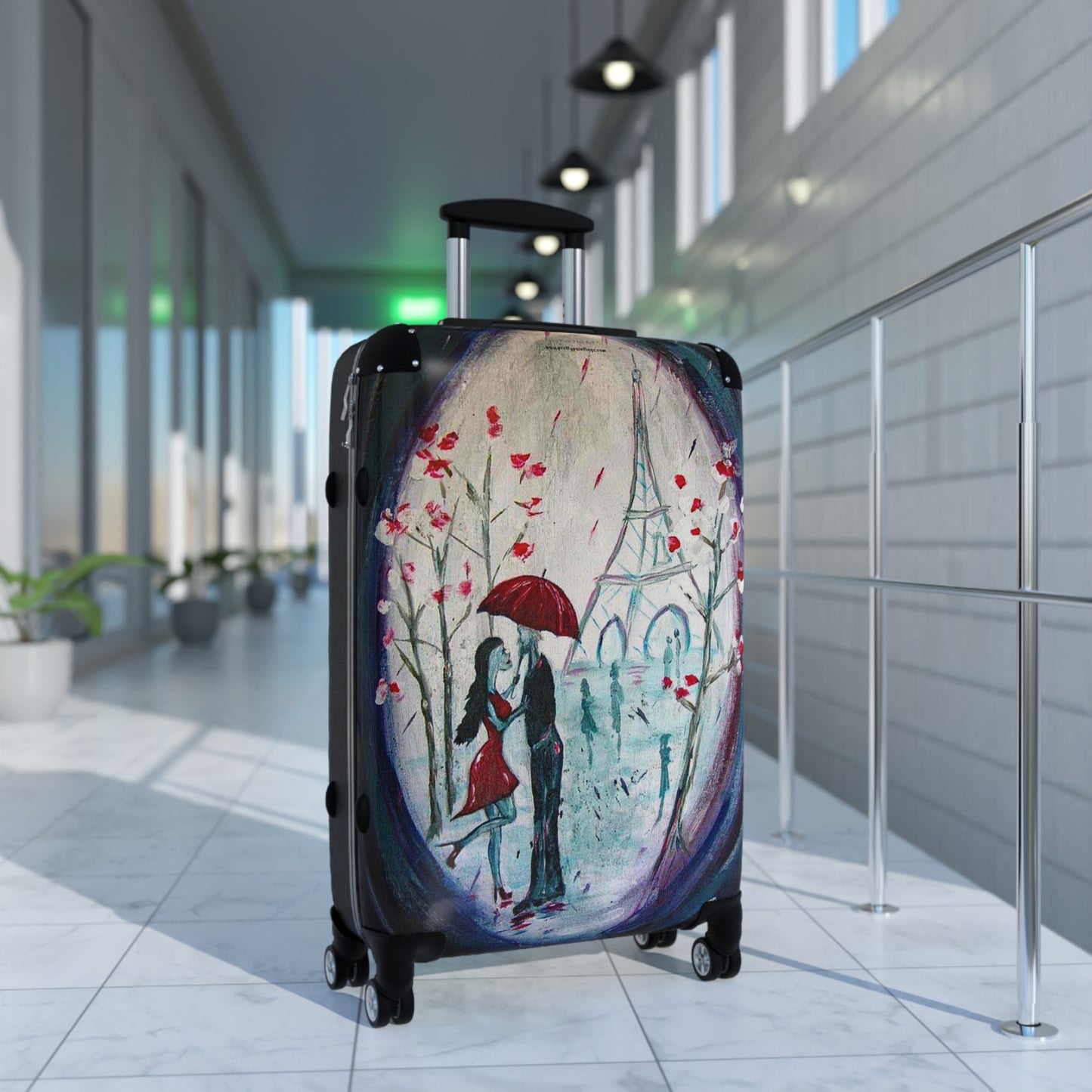 "I only have eyes for you" Carry on Suitcase (three sizes)