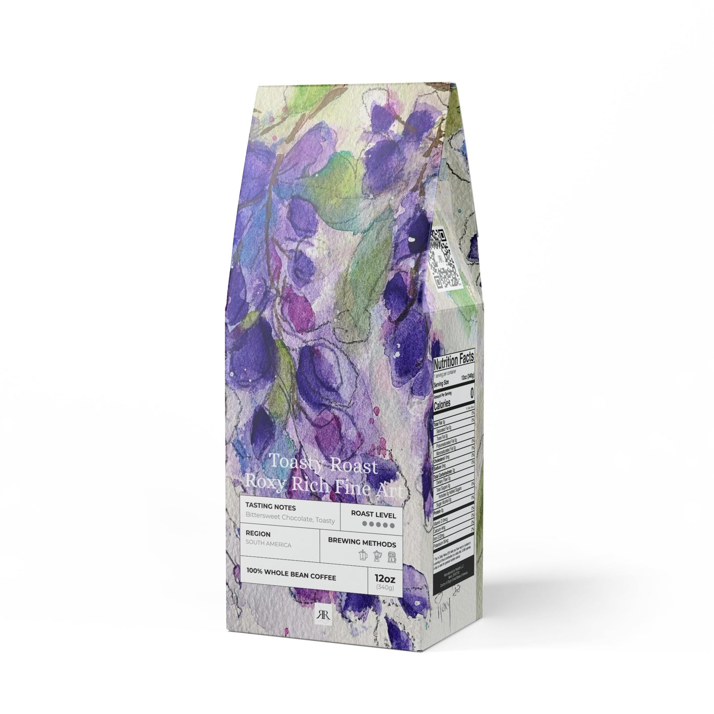 Purple Wisteria- Toasty Roast Coffee 12.0z Bag