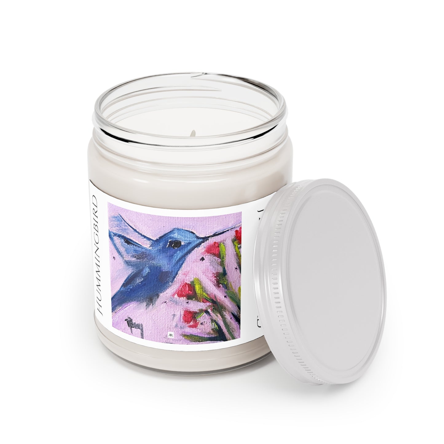 Blue Hummingbird in Salvia Scented Candle 9oz