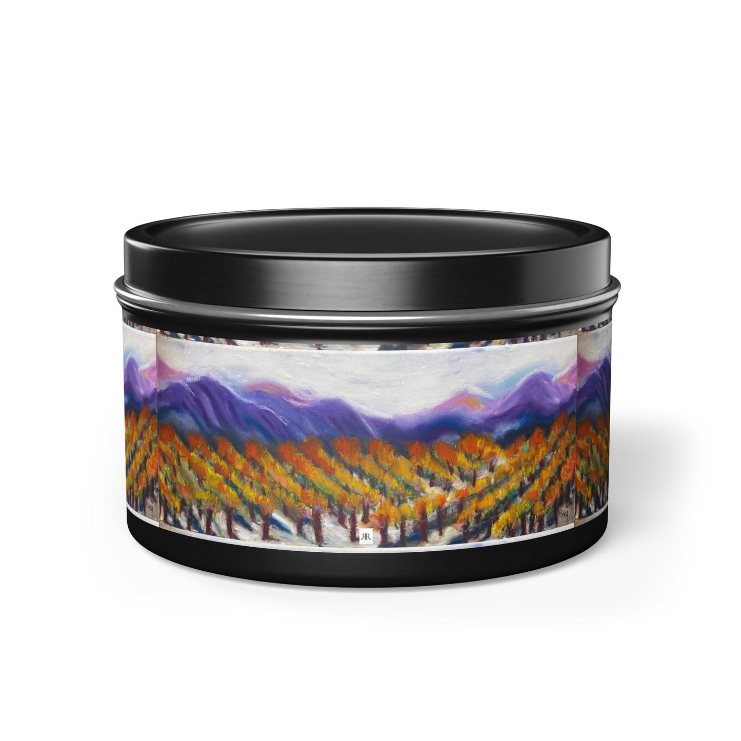 Misty Vines Wine Country Tin Candle