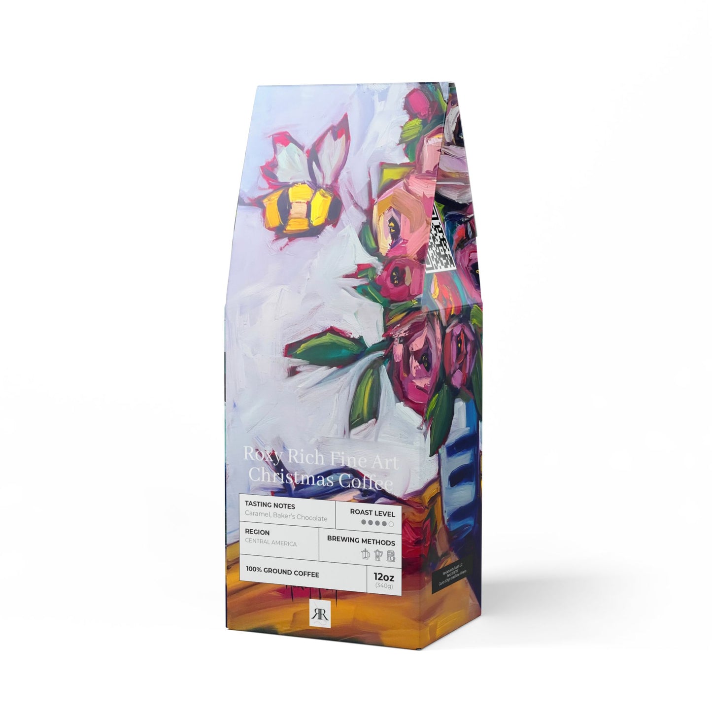 Bee Blooms Merry Christmas Coffee- (Medium-Dark Roast)