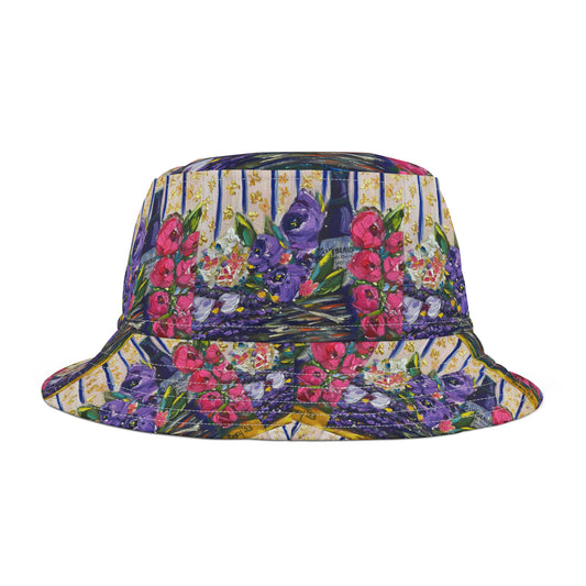 Corbeaux and Lavender Bucket Hat