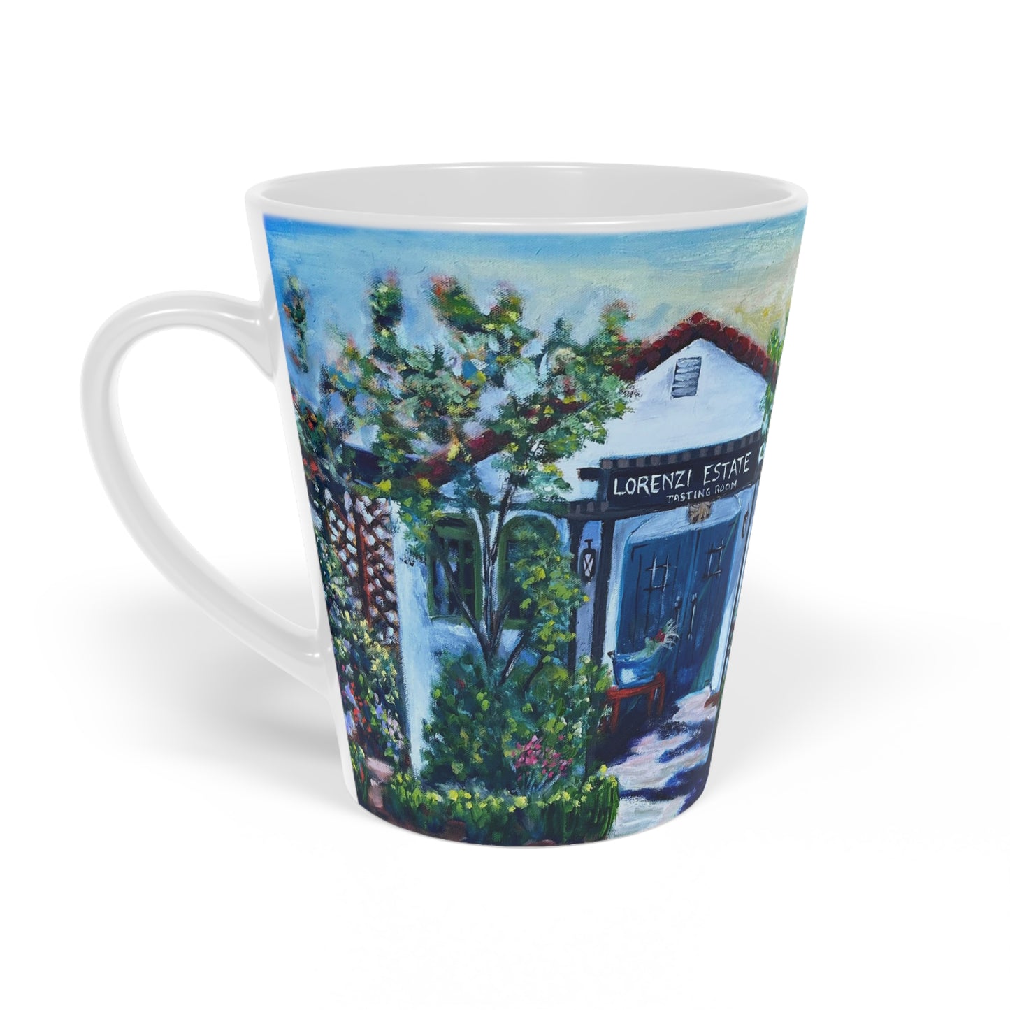 Latte Mug, 12oz-Lorenzi Estate 2024