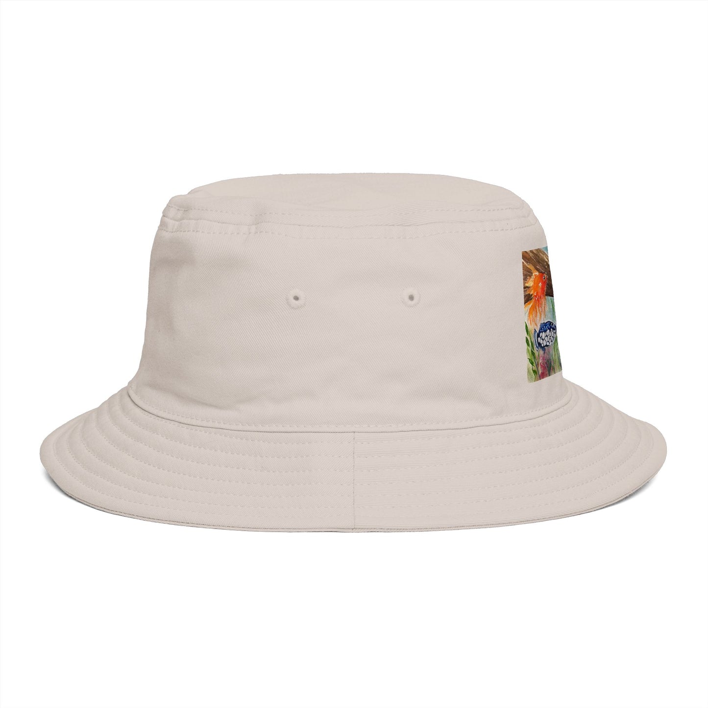 Roxy Rich Fine Art-Colorful Fish - Stylish Durable Bucket Hat