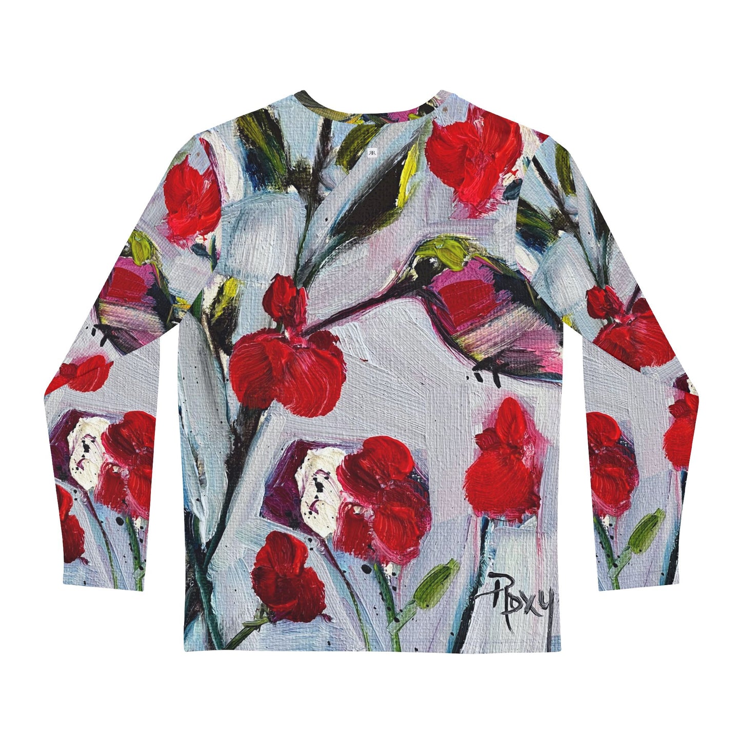 Men's Long Sleeve Shirt - Unique Classic Tee-Hotlips Hummingbird