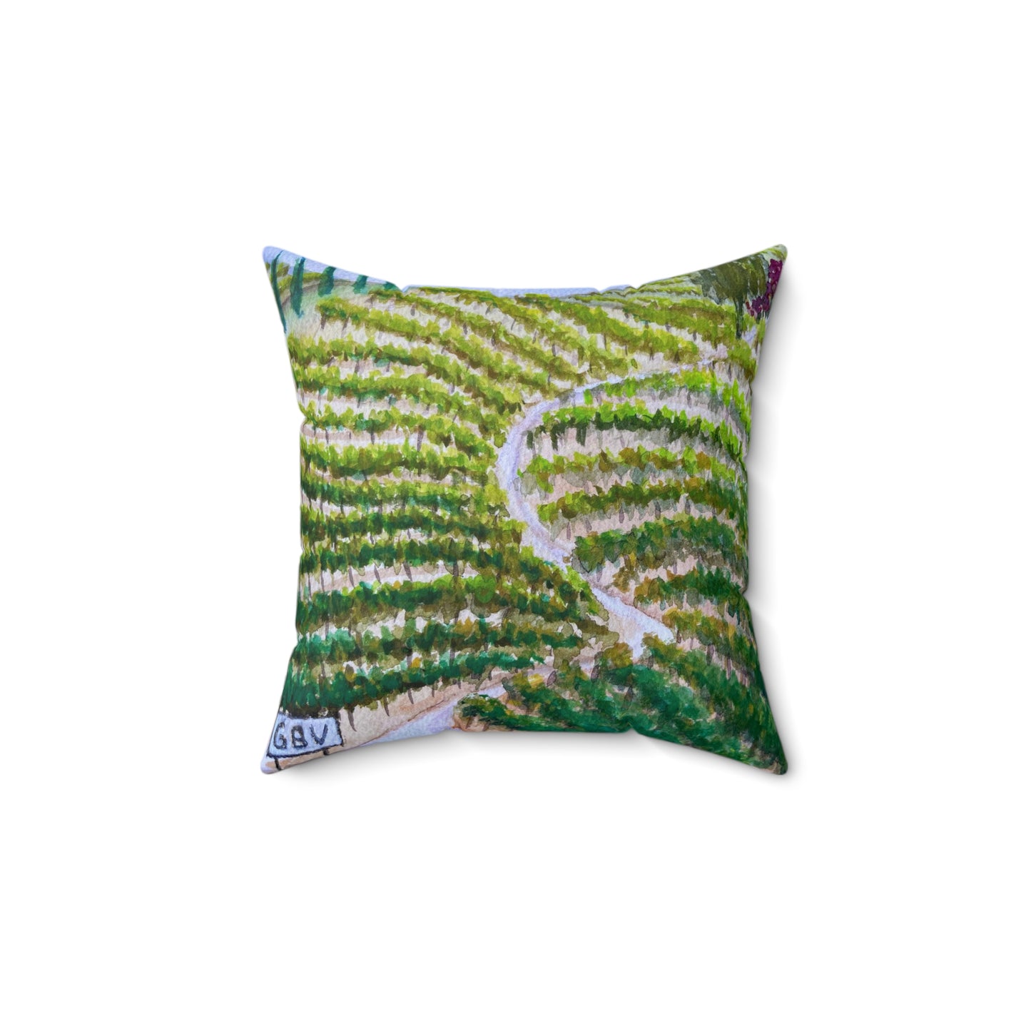 Road to the Villa GBV  Indoor Spun Polyester Square Pillow
