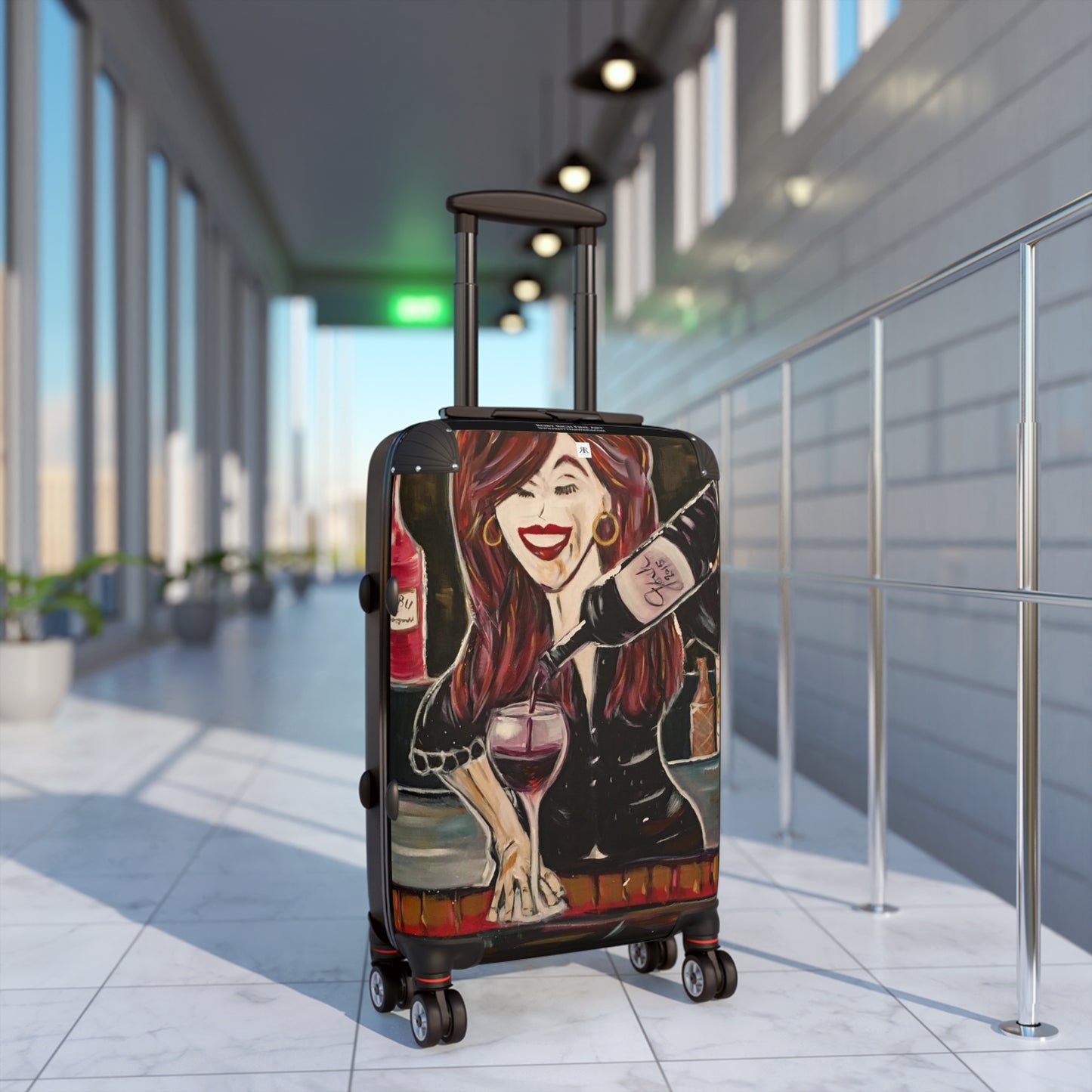 "Sassy Notes" Carry on Suitcase