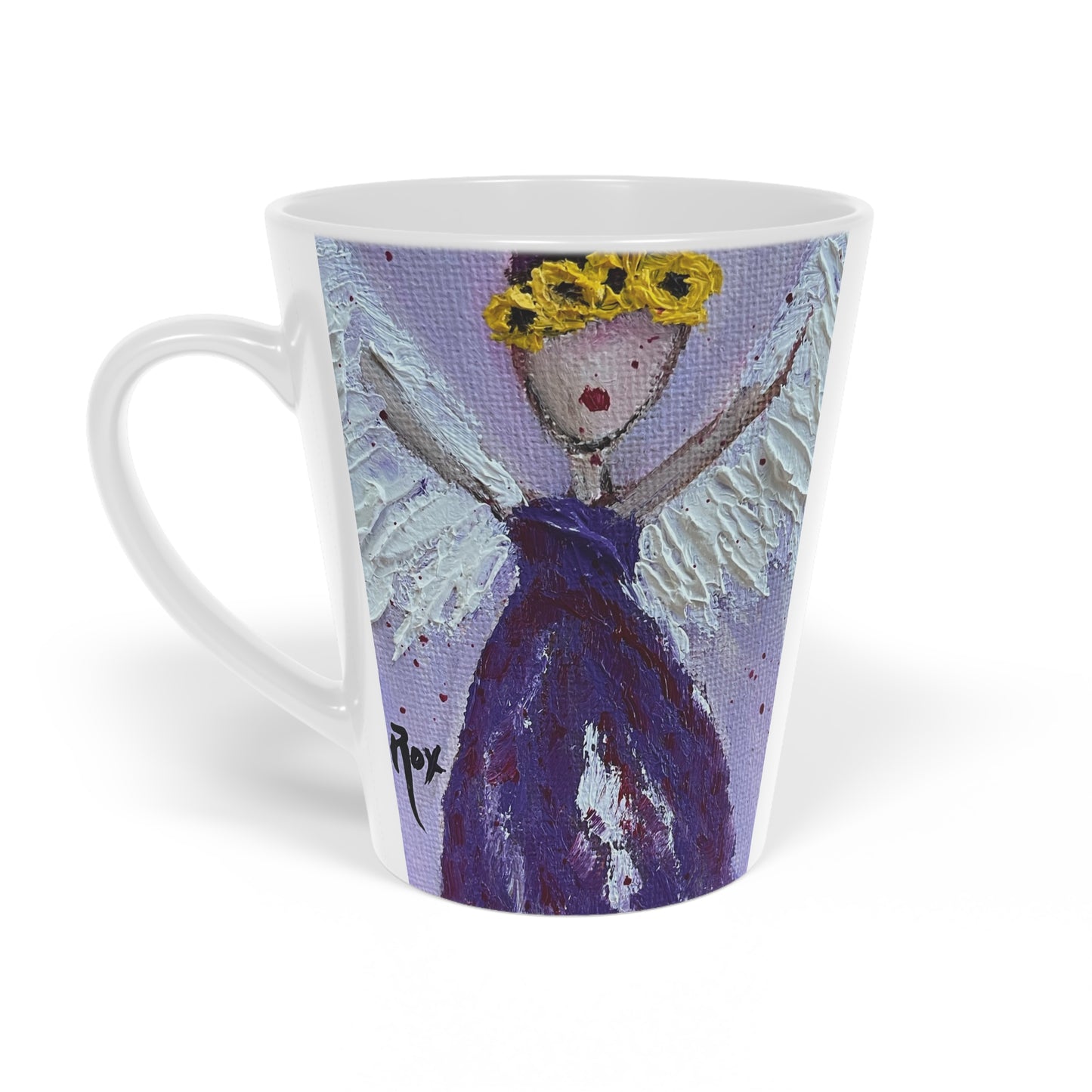 Guiding Angel Latte Mug, 12oz