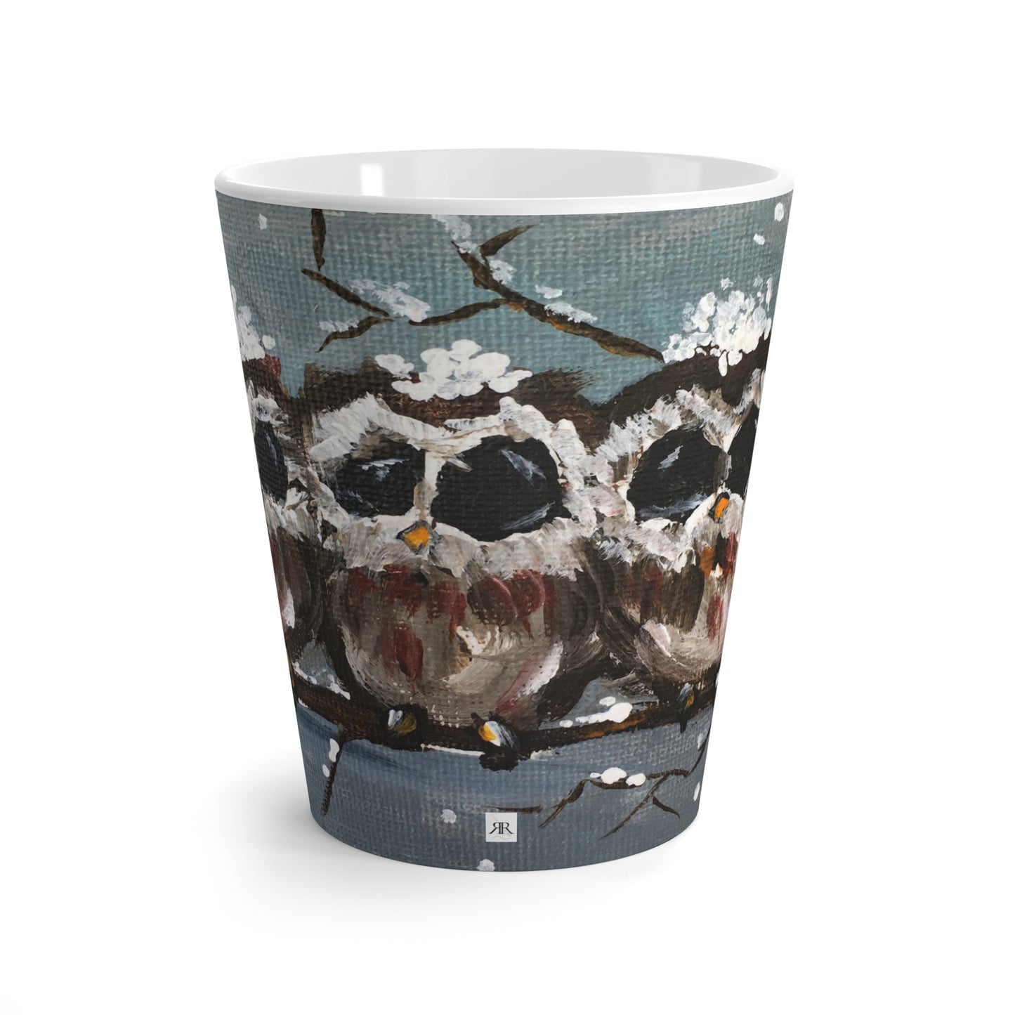 Mug - Three Adorable Baby Owls in Snow-Made in and Ships from USA