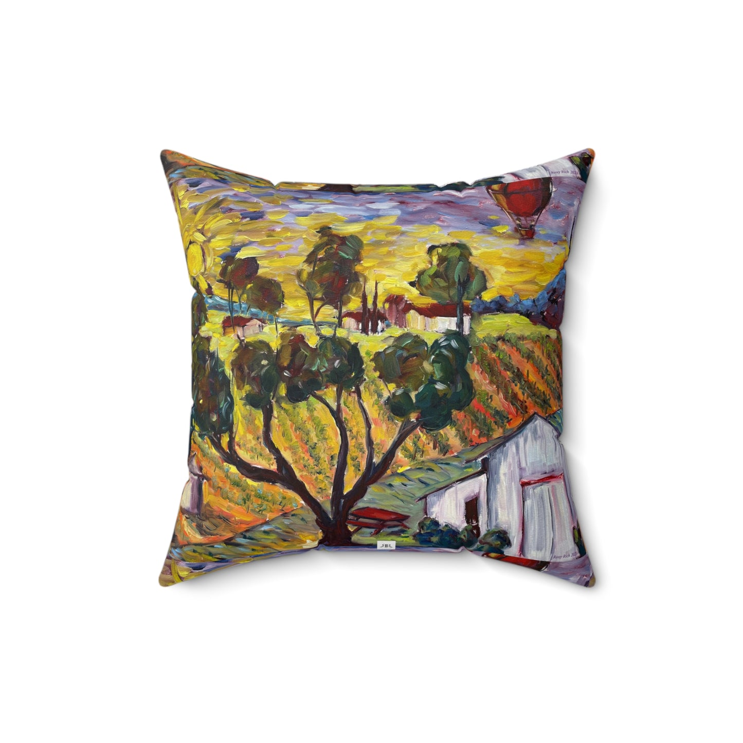 Ultimate Sunrise Indoor Spun Polyester Square Pillow