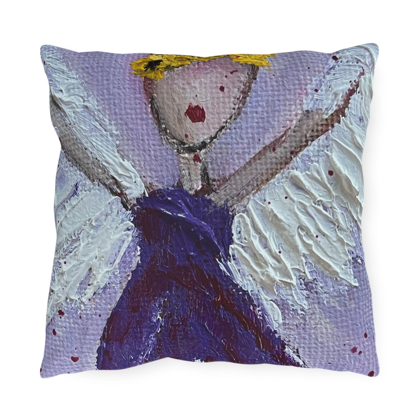 Guiding Angel Outdoor Pillows