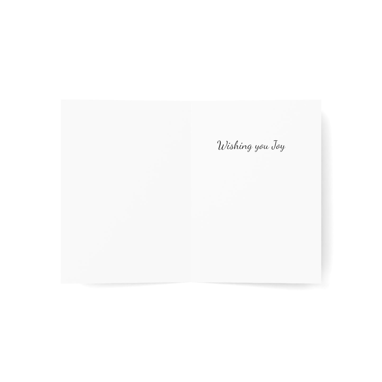 Angel of Blithe Folded Greeting Cards with Message of Joy