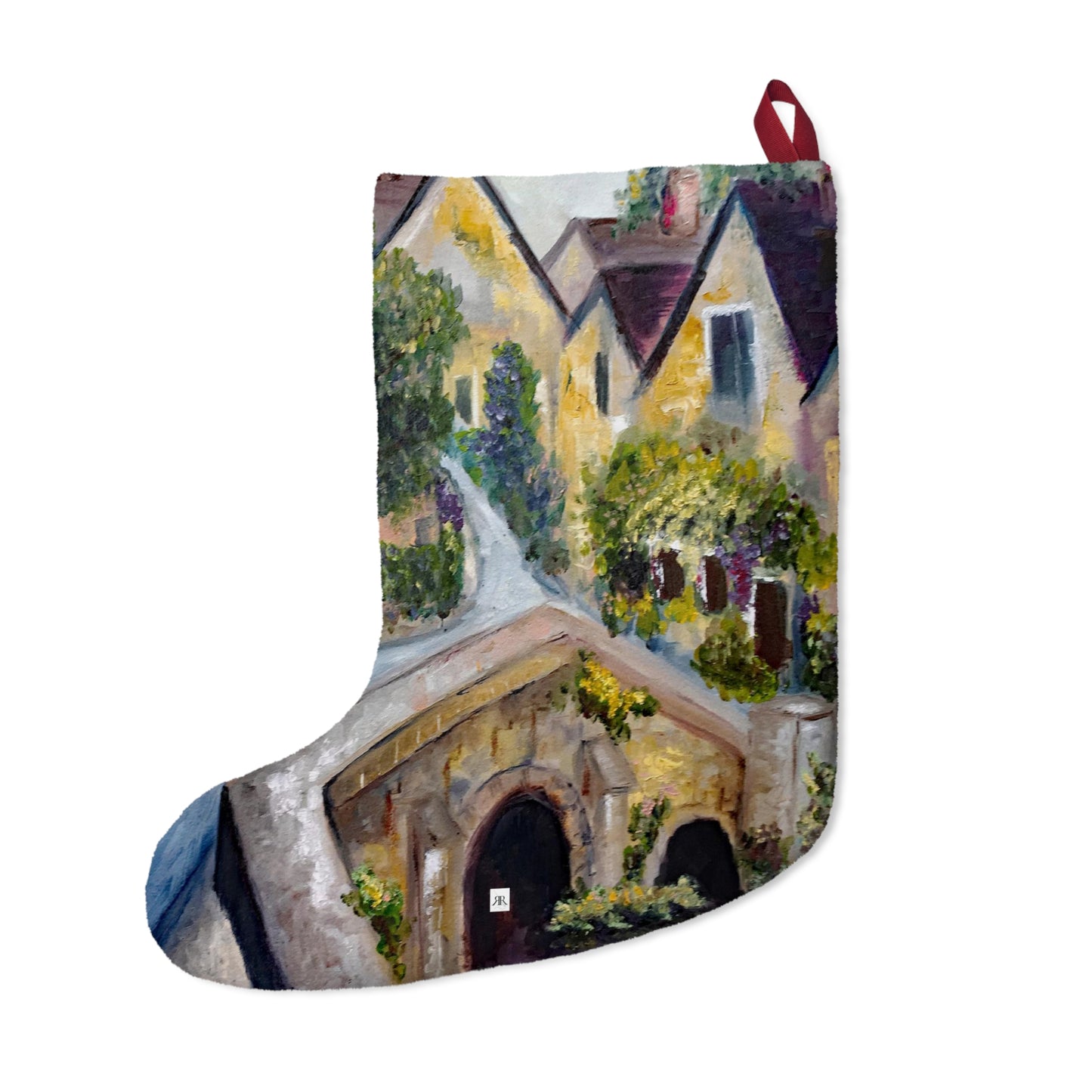 Castle Combe Cotswolds Christmas Stocking