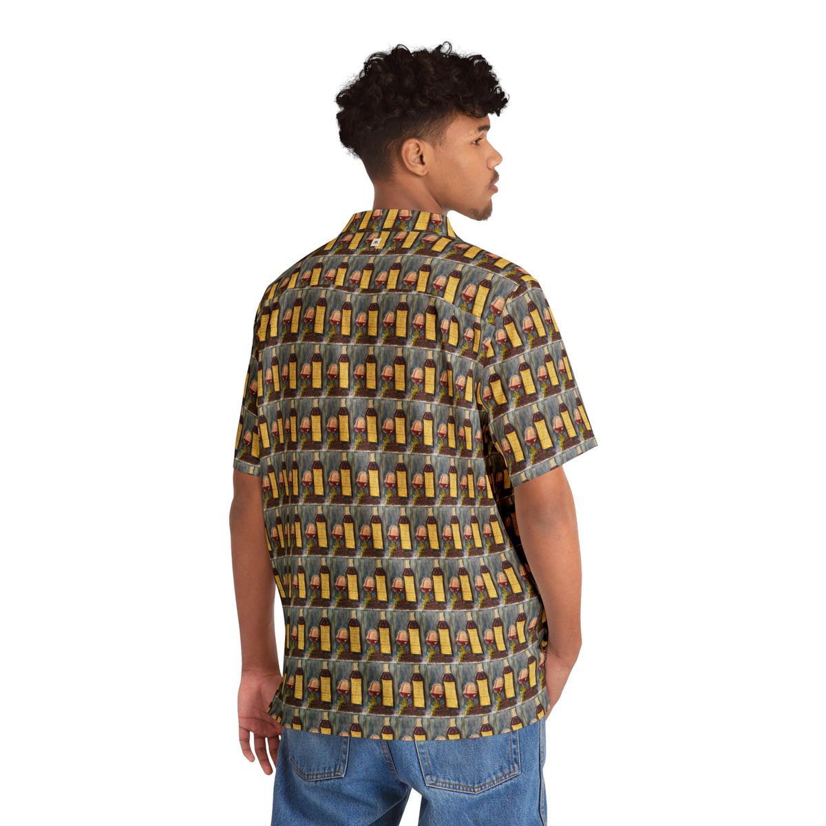 Men's Hawaiian Shirt- GBV-Vertunmus -Small Print