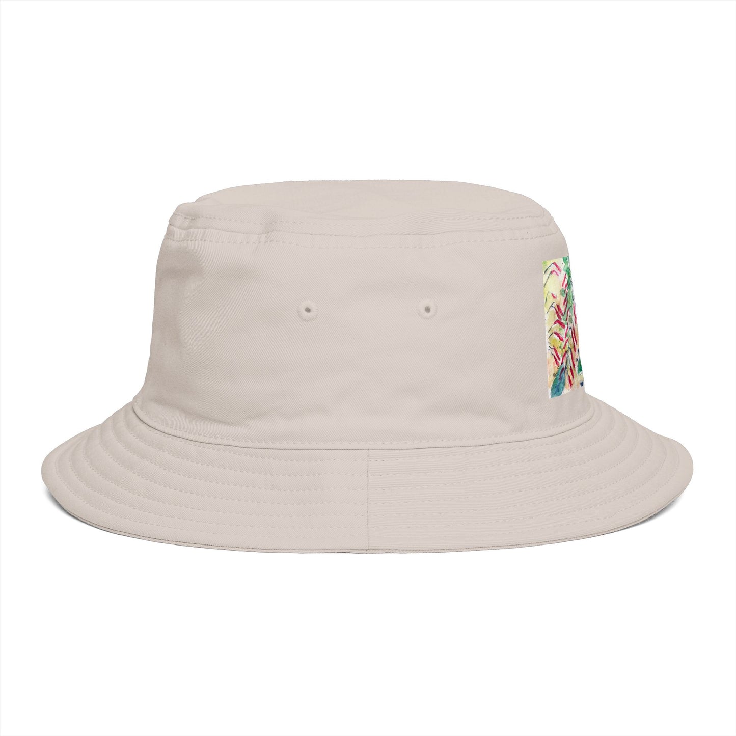 Roxy Rich Fine Art -Hummingbird Garden - Stylish Durable Bucket Hat