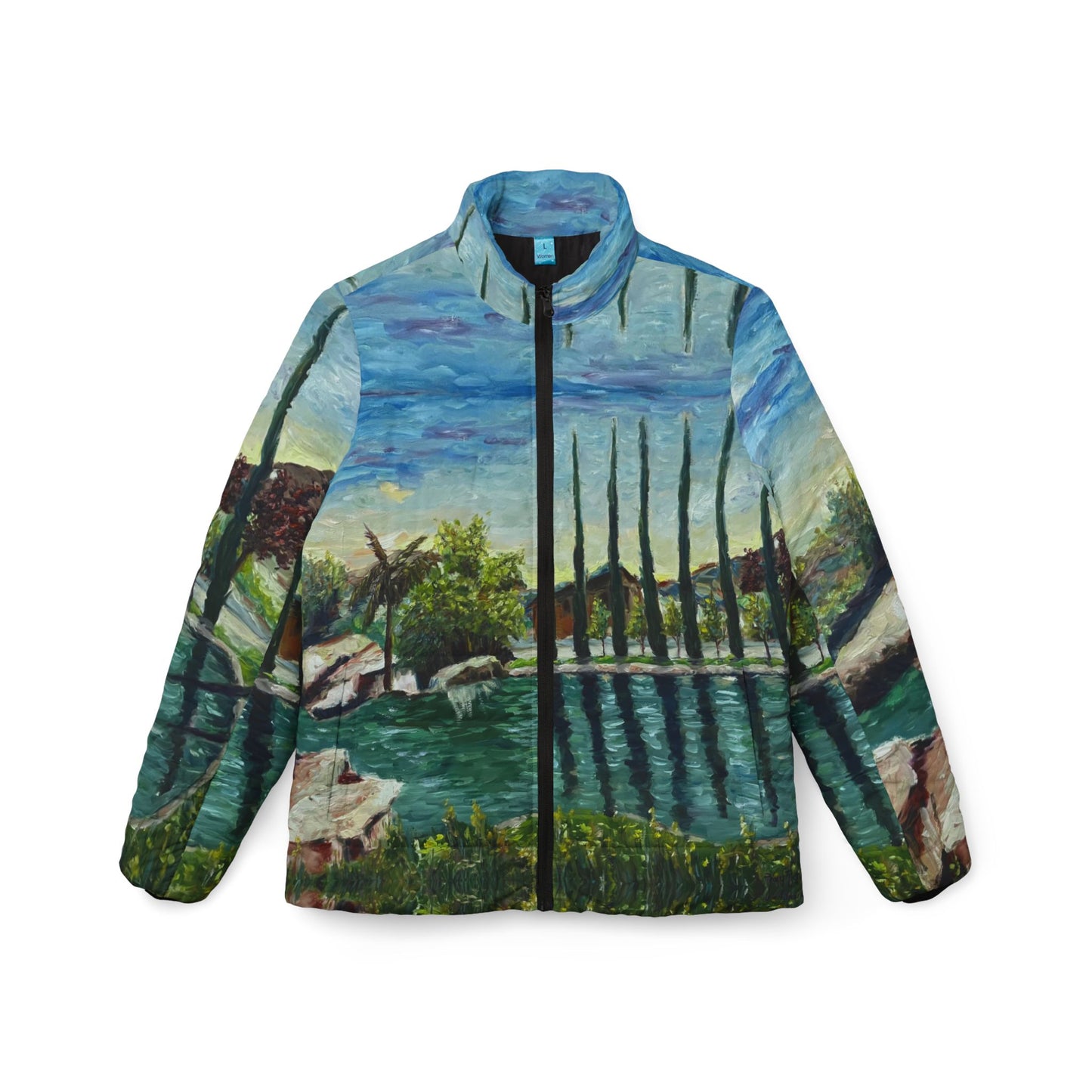 Women's Puffer Jacket - Roxy Rich Fine Art -The Pond at GBV