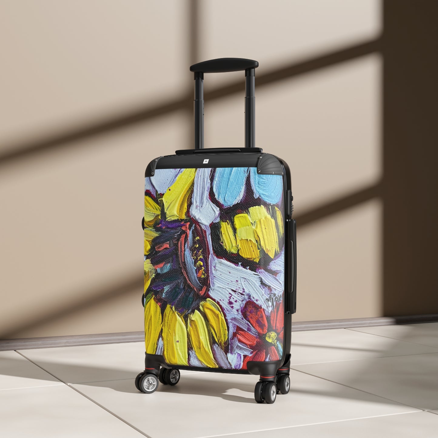 Sun Bee Sunflower and Bee Carry on Suitcase (Choose from 3 sizes)