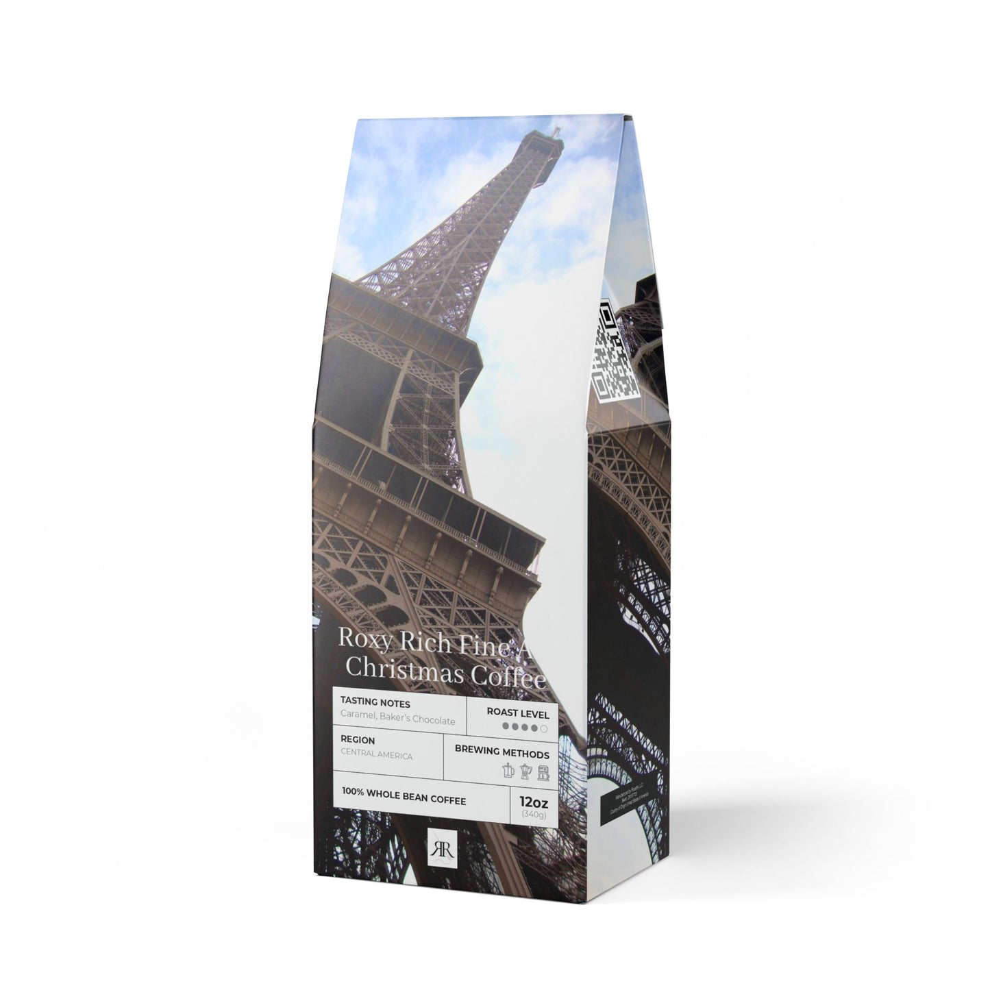 Eiffel Tower Paris Christmas Coffee- (Medium-Dark Roast)