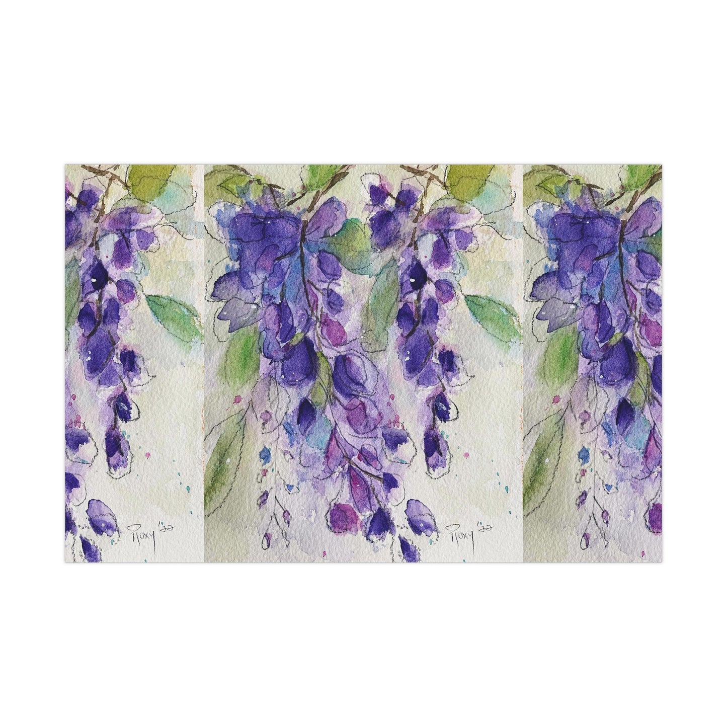 Purple Wisteria (Large Image) Gift Wrapping Paper