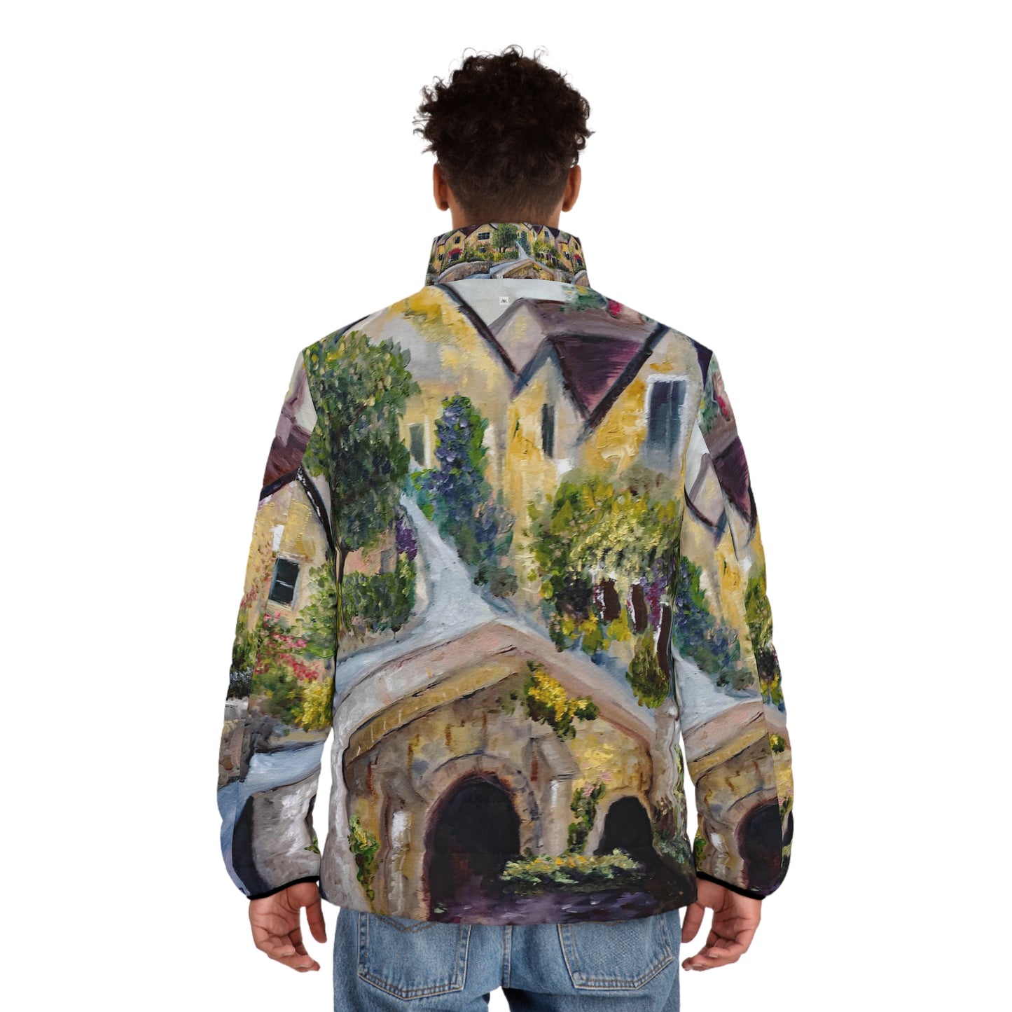 Men's Puffer Jacket - Roxy Rich Art, Castle Combe-Cotswolds