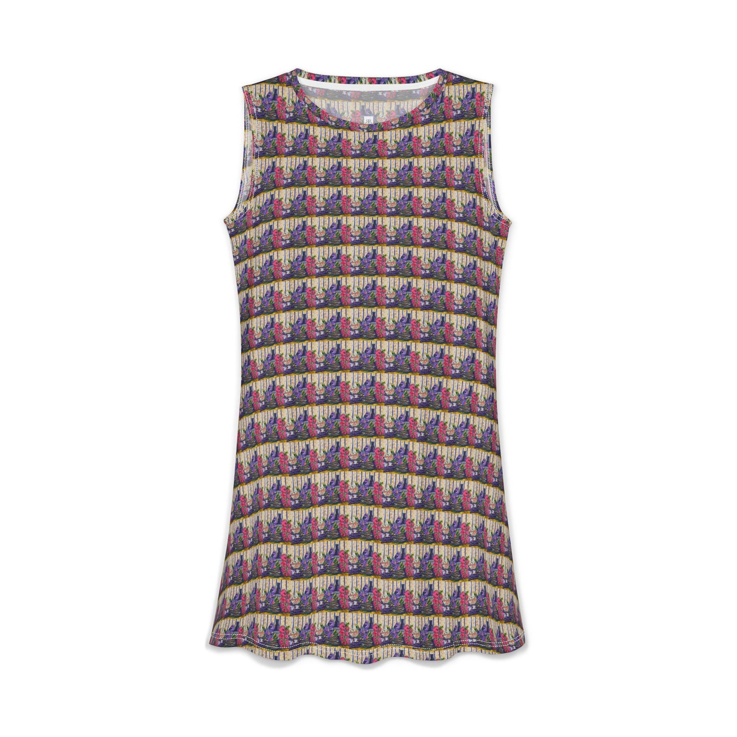 Women's Casual Dress — Light & Comfortable -Corbeaux Wine and Lavender