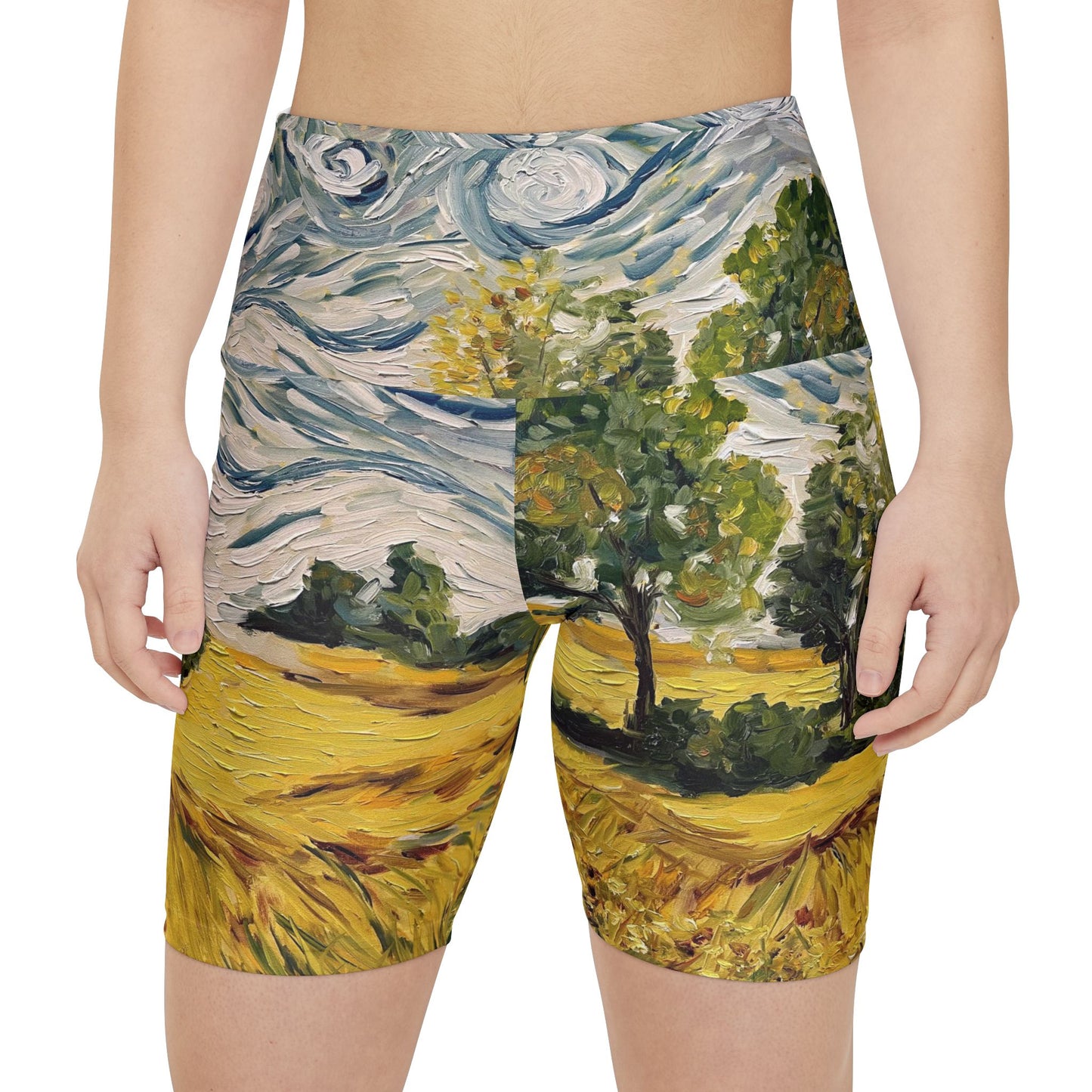 Women's Workout Shorts - Sunny Day