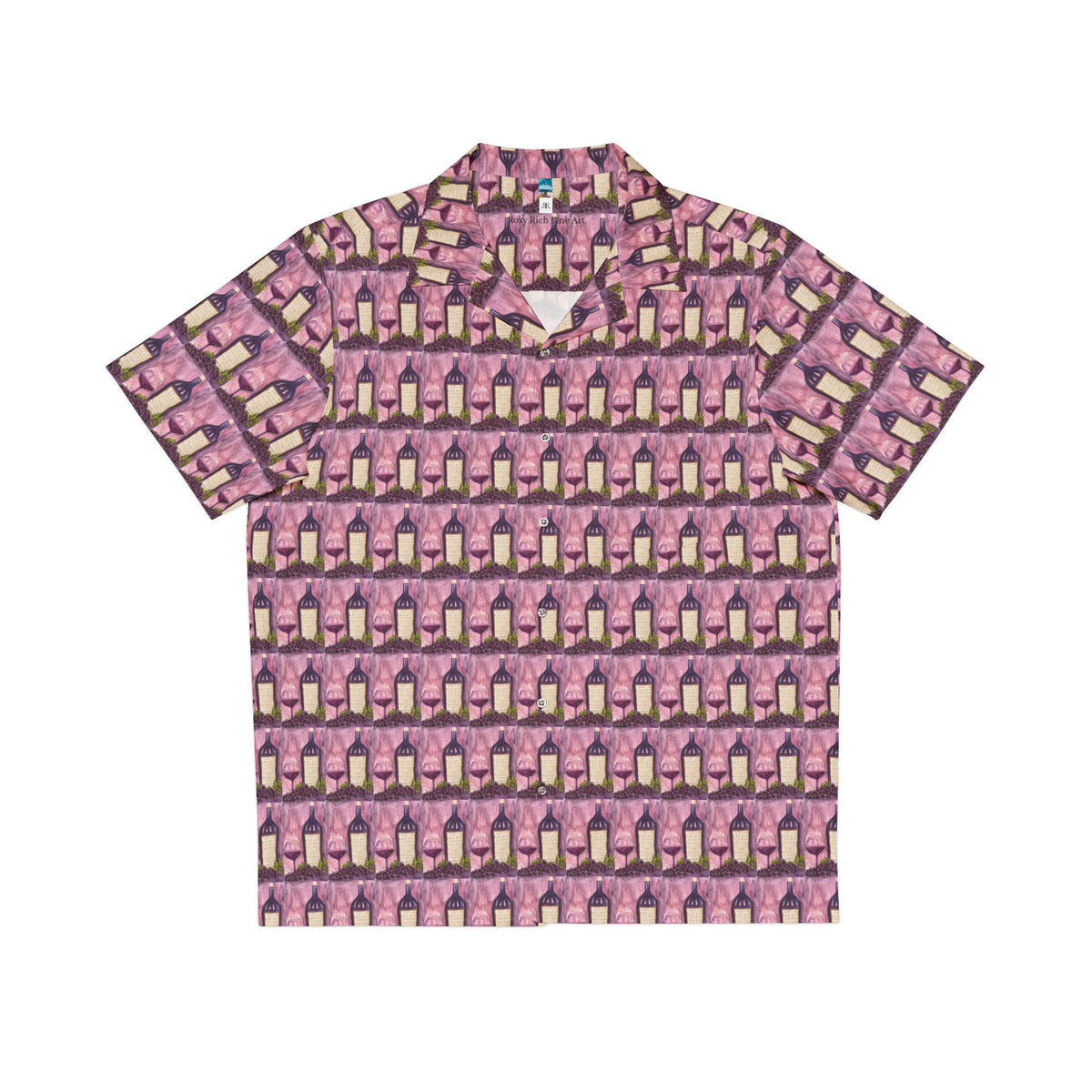 Men's Hawaiian Shirt- GBV-Porta Accanto Tempranillo -Small Print