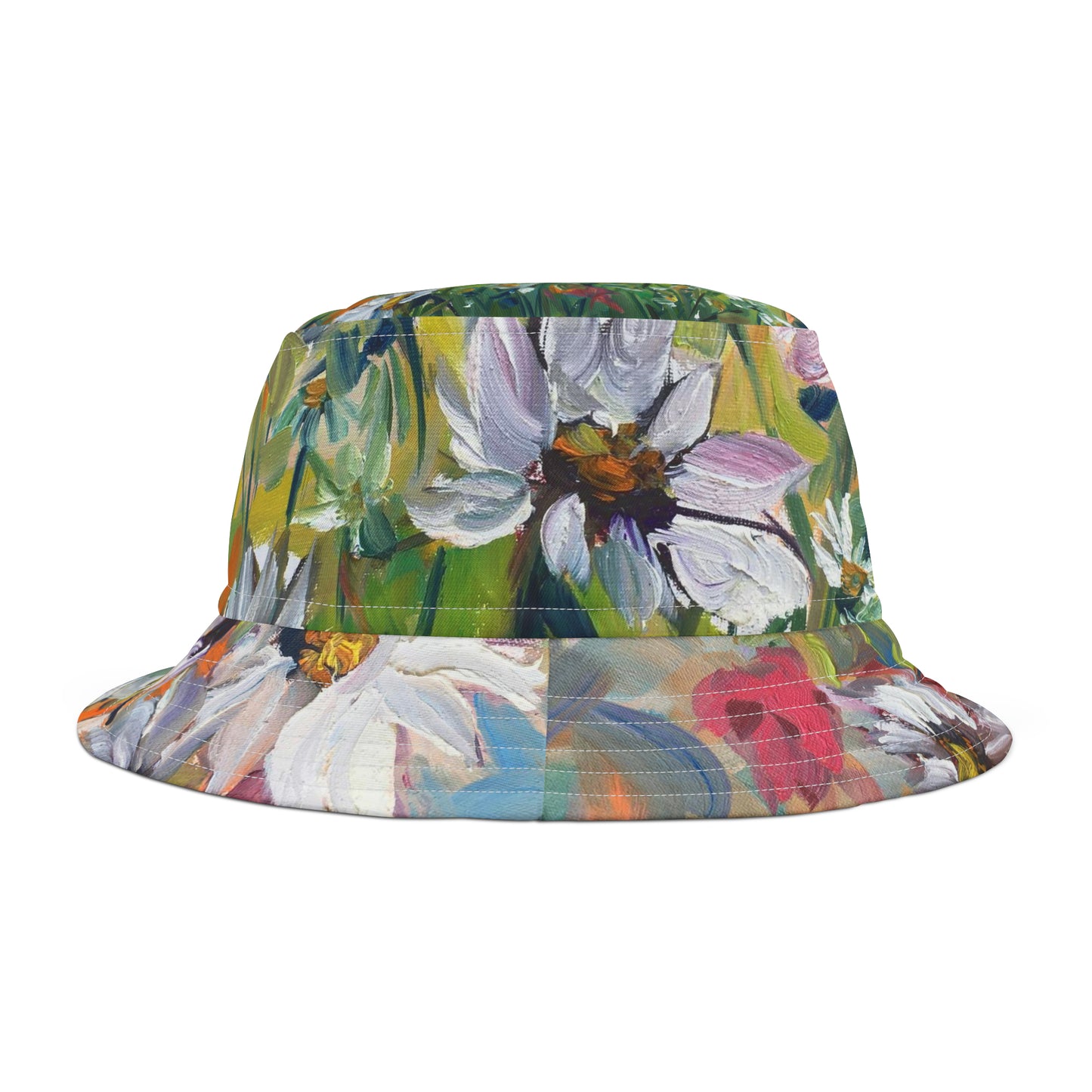 Chapeau de seau de jardin de marguerite