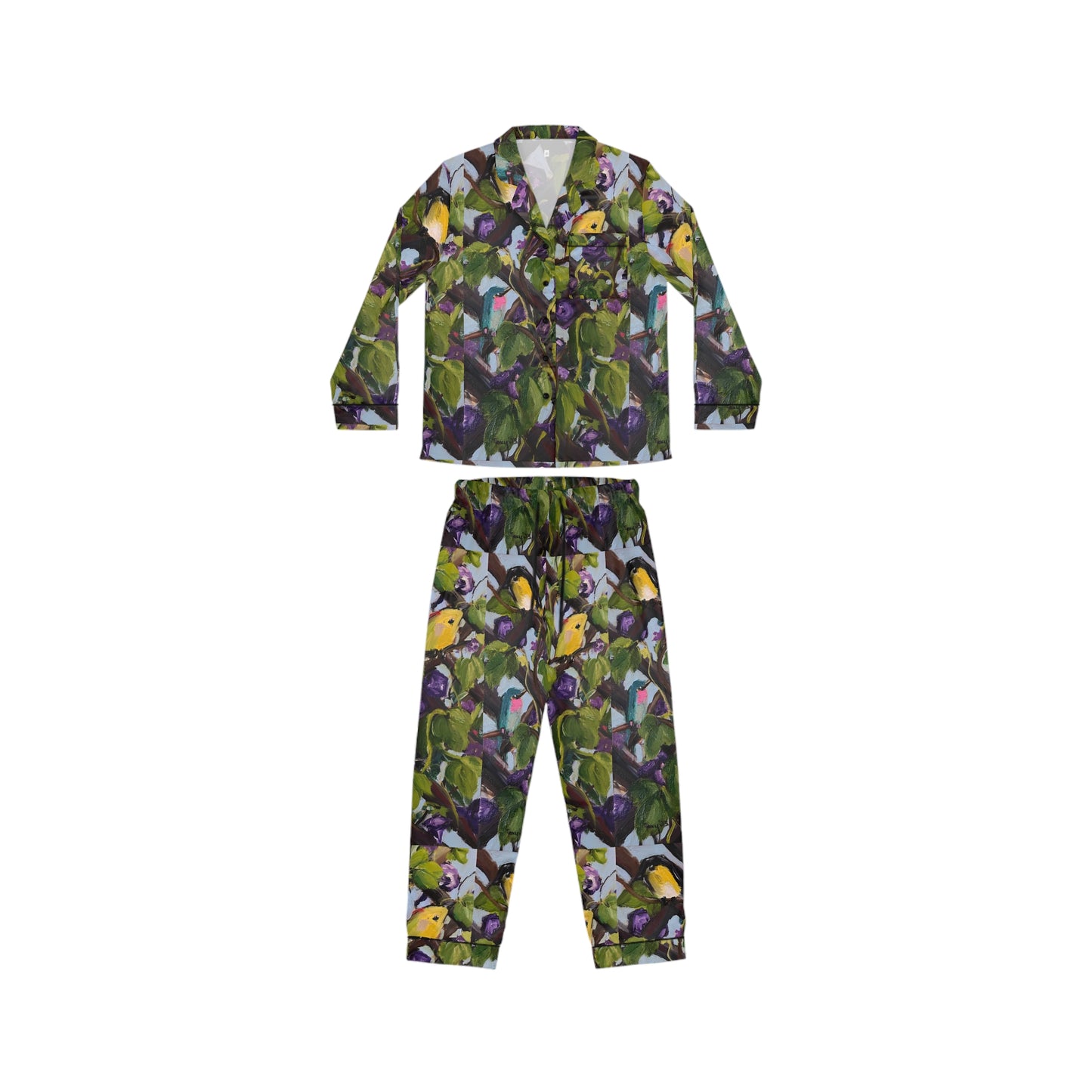 Satin Pajamas - Birds on the Lattice