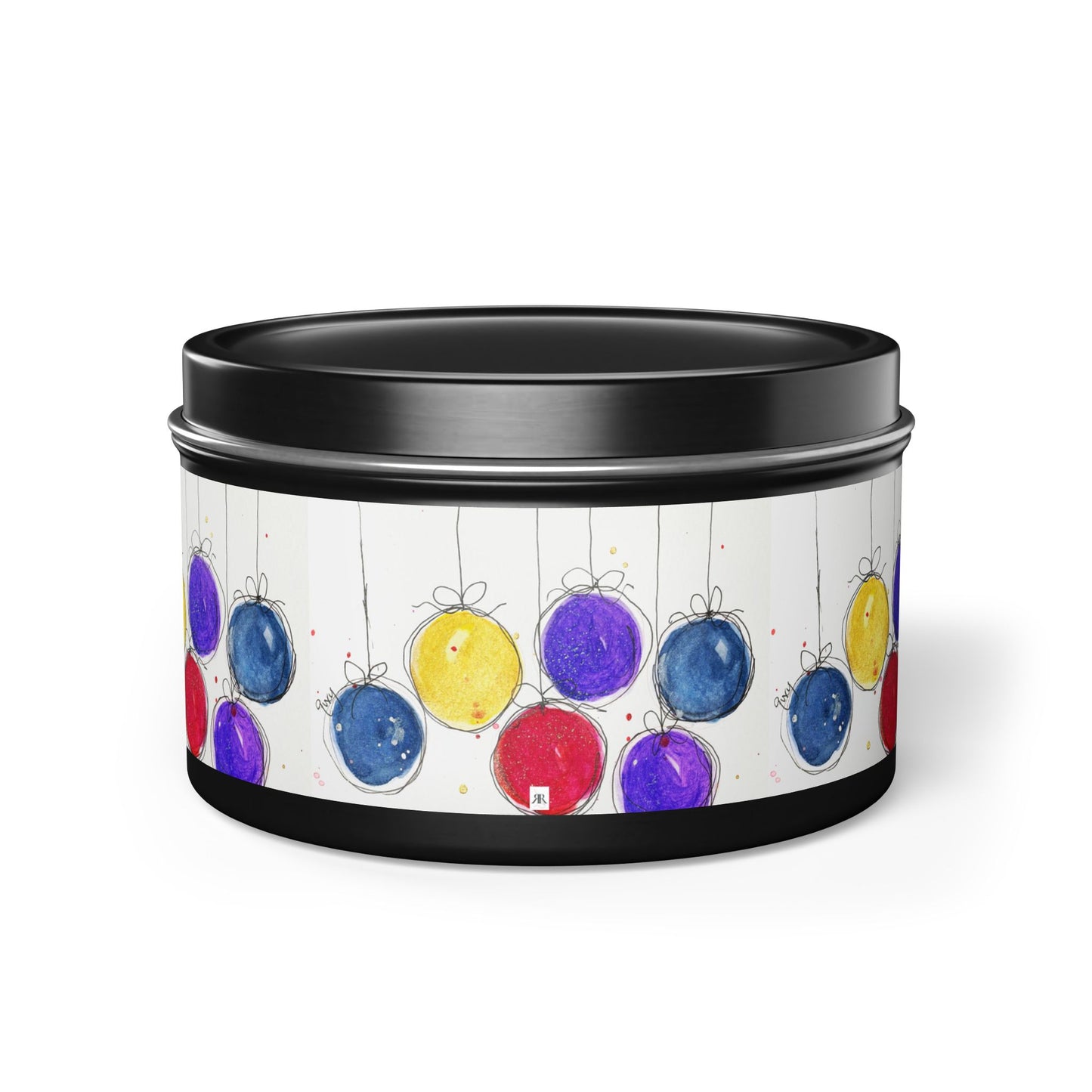 Tin Candle-Christmas Balls