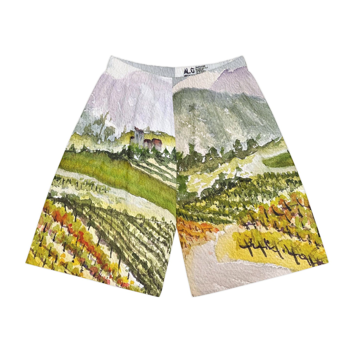 Men’s Sports Shorts - Road Down from the Villa-GBV